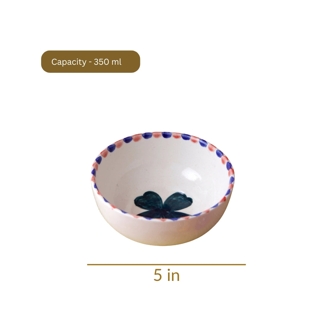 Lucky Bloom Fruit Bowl - 5 Inch (Set of 2)