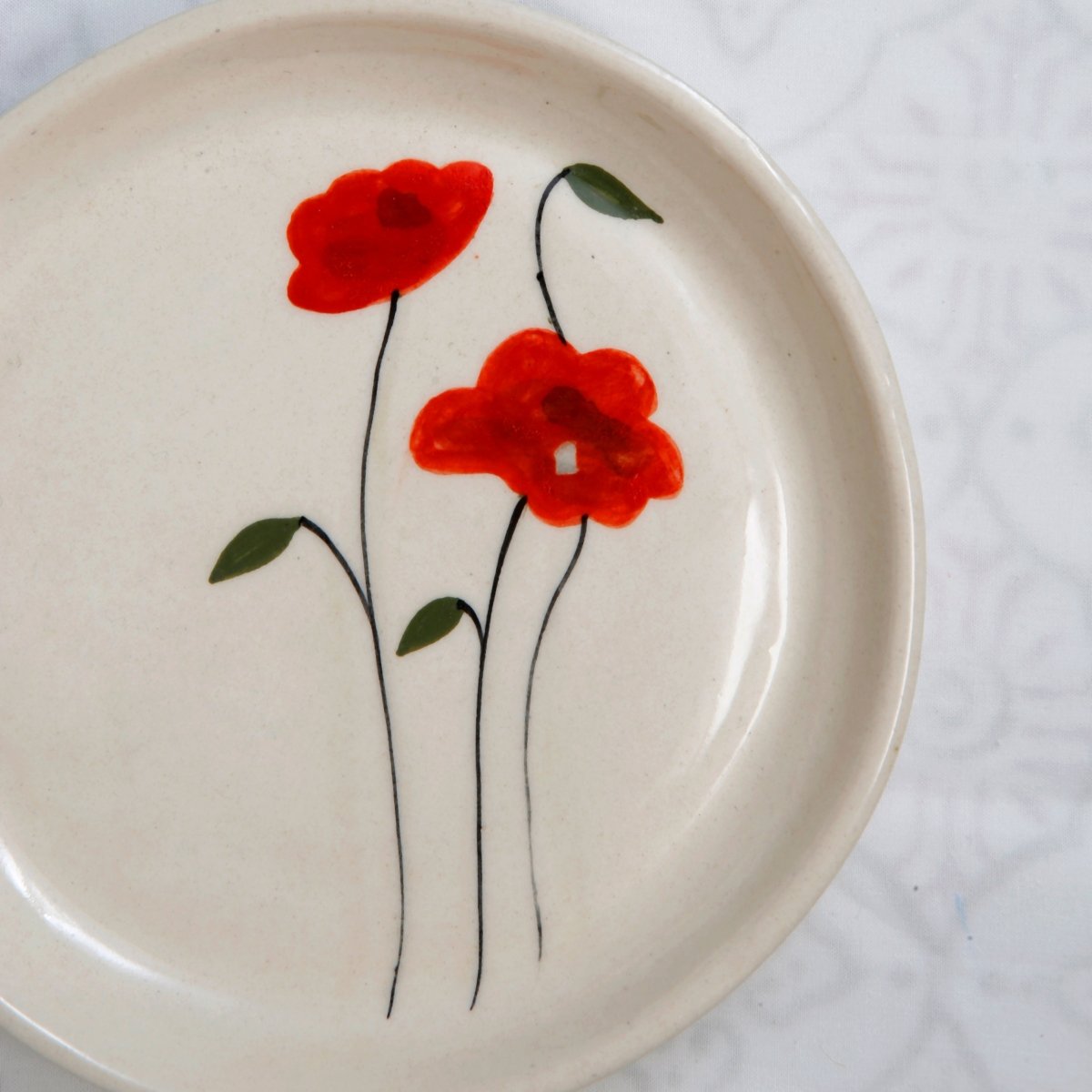 Ruby Bloom Plate - 5 Inch