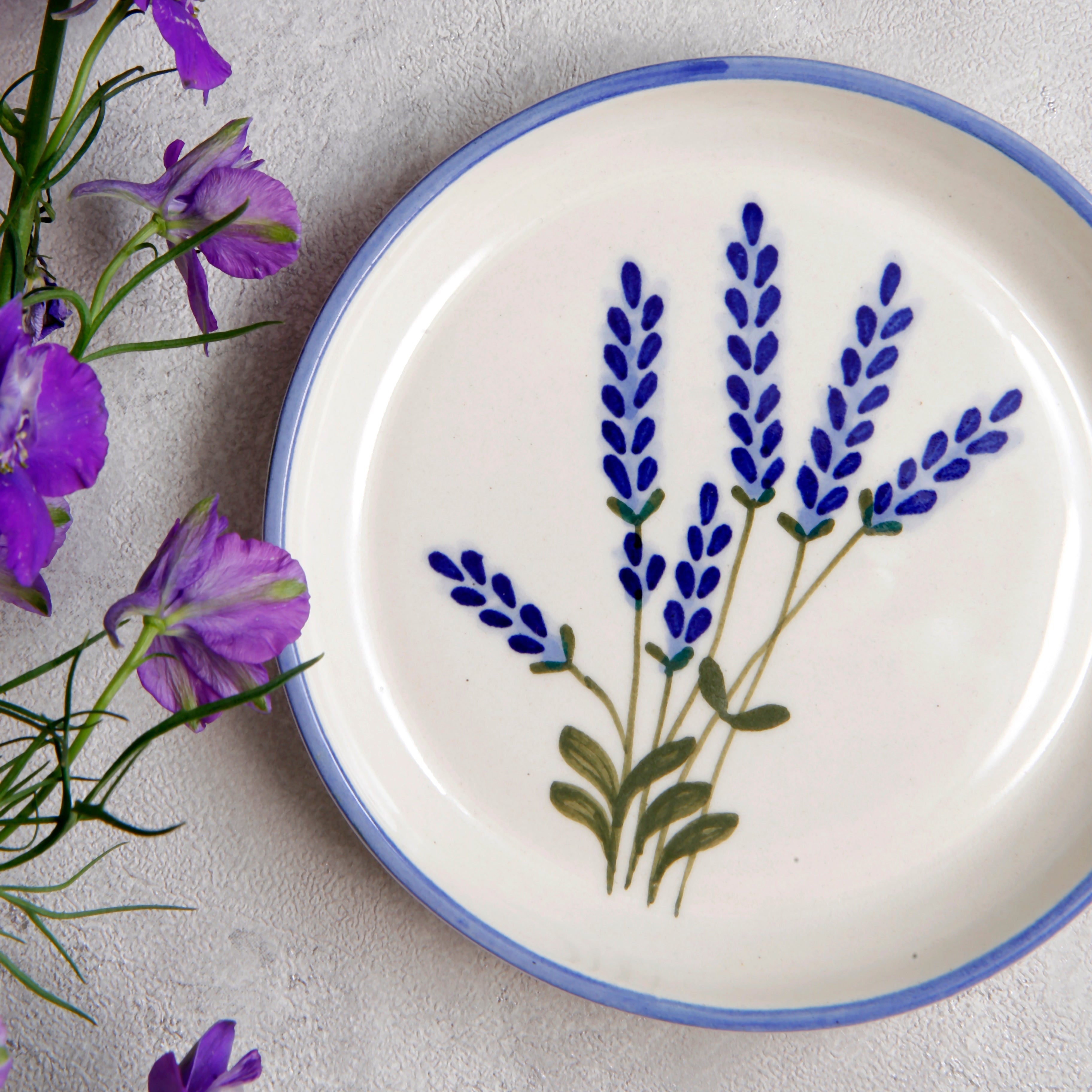 Lavender Plate - 5 Inch