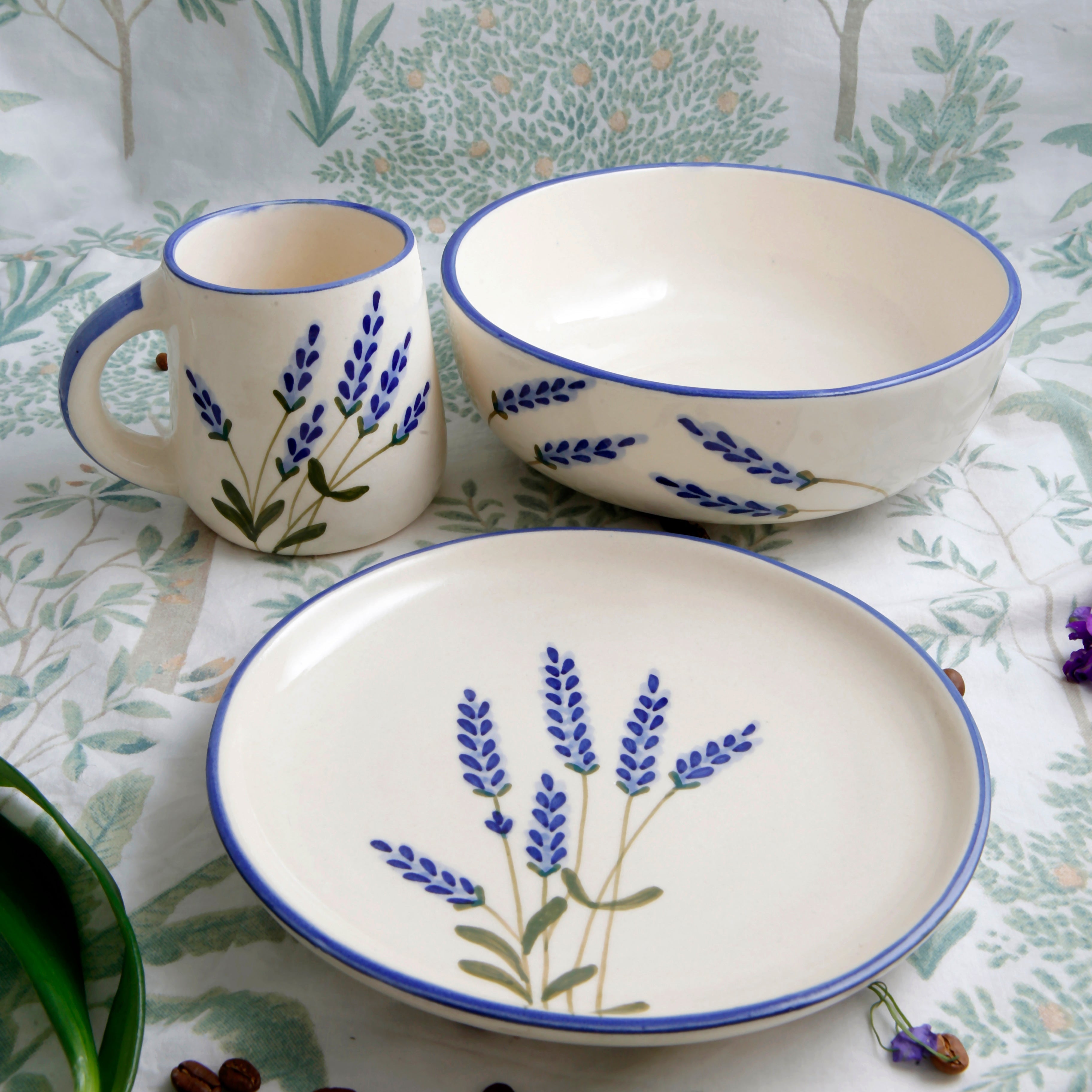 Lavender Breakfast Set