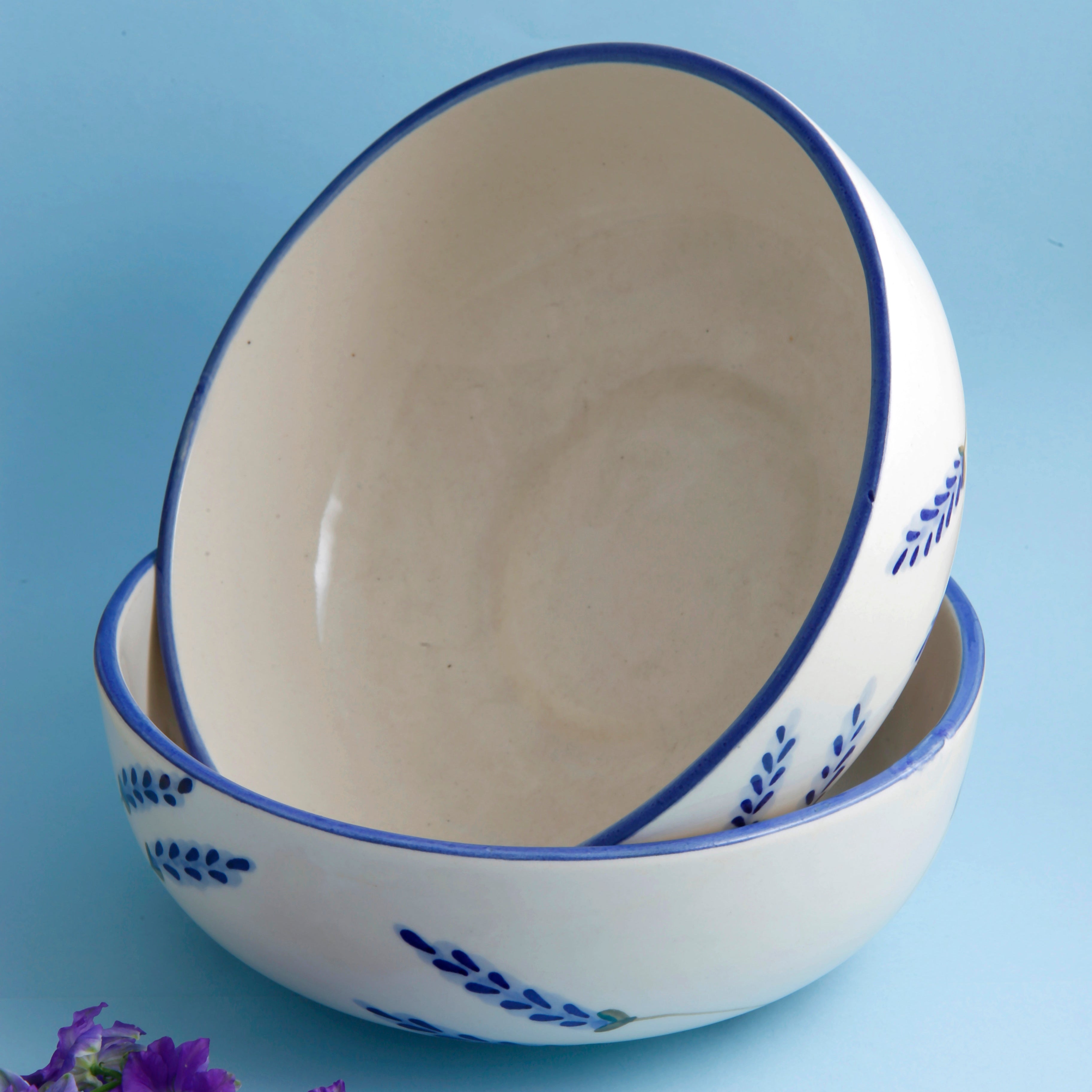 Lavender Serving Bowl - 7 Inch