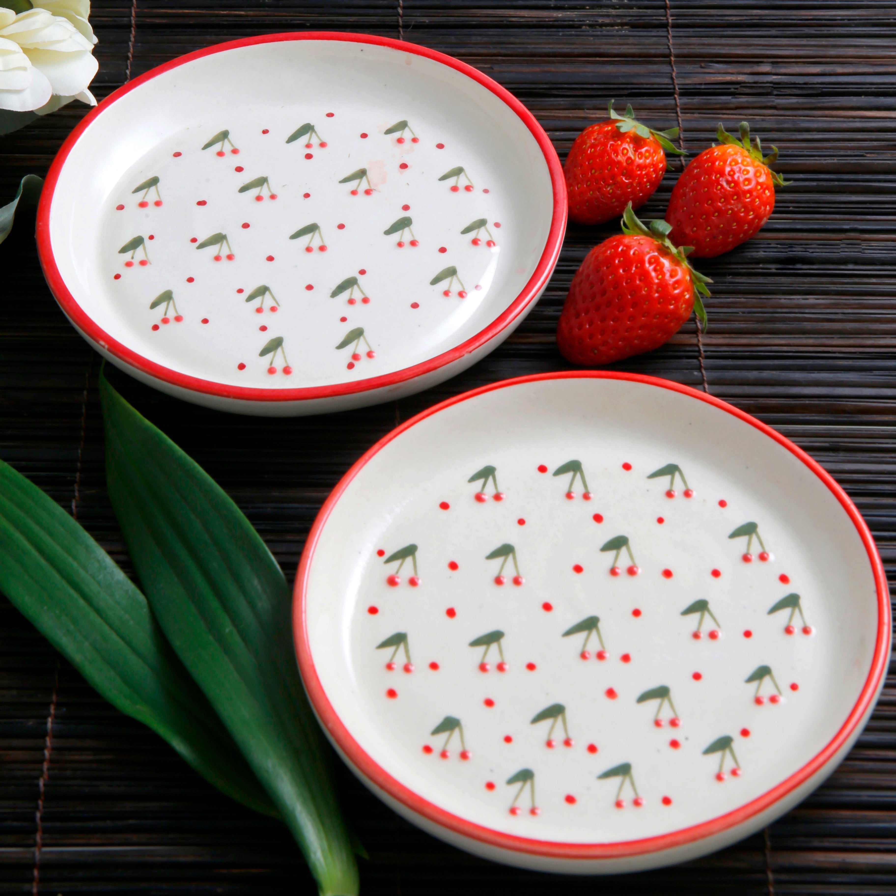 Cherry Plate - 5 Inch