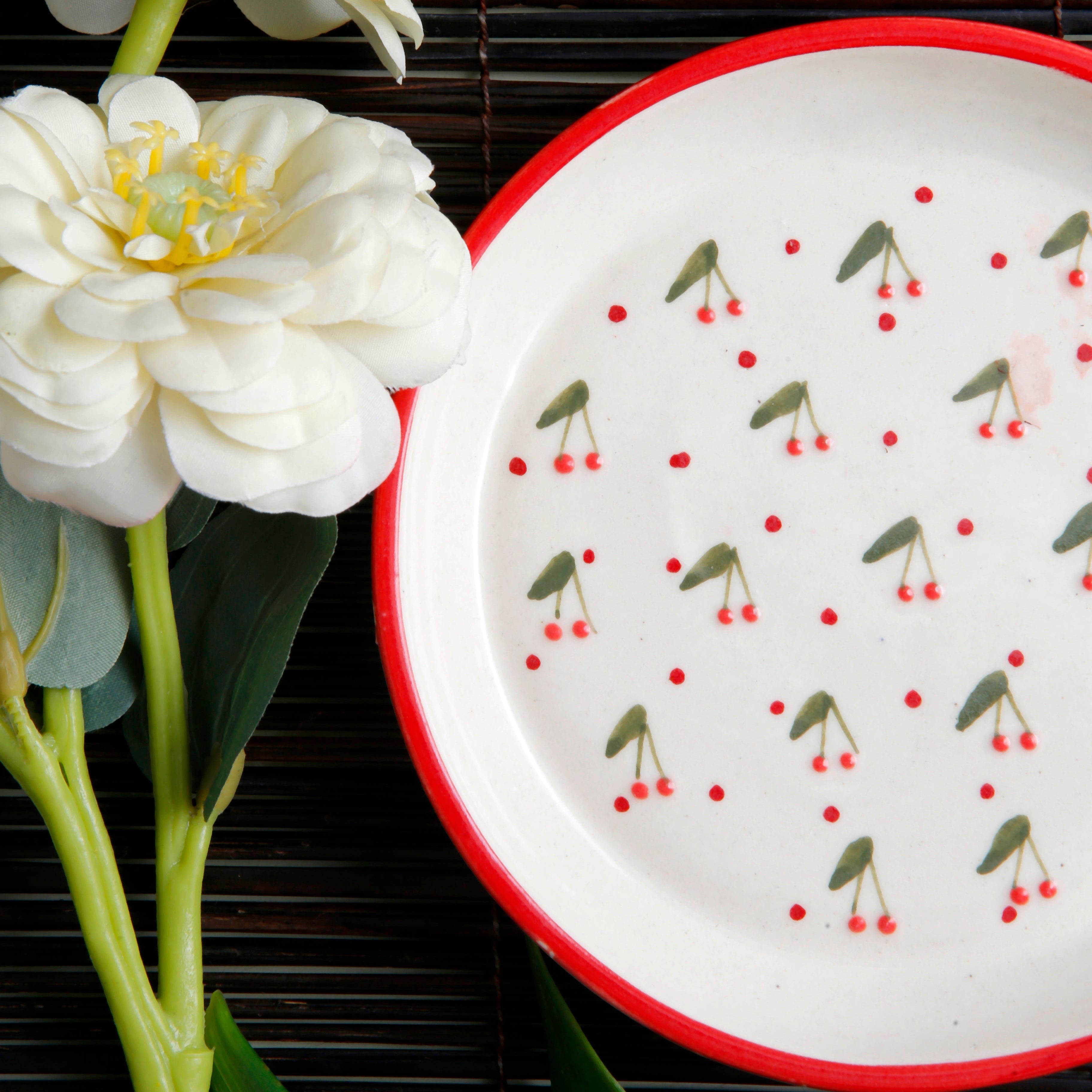 Cherry Plate - 5 Inch