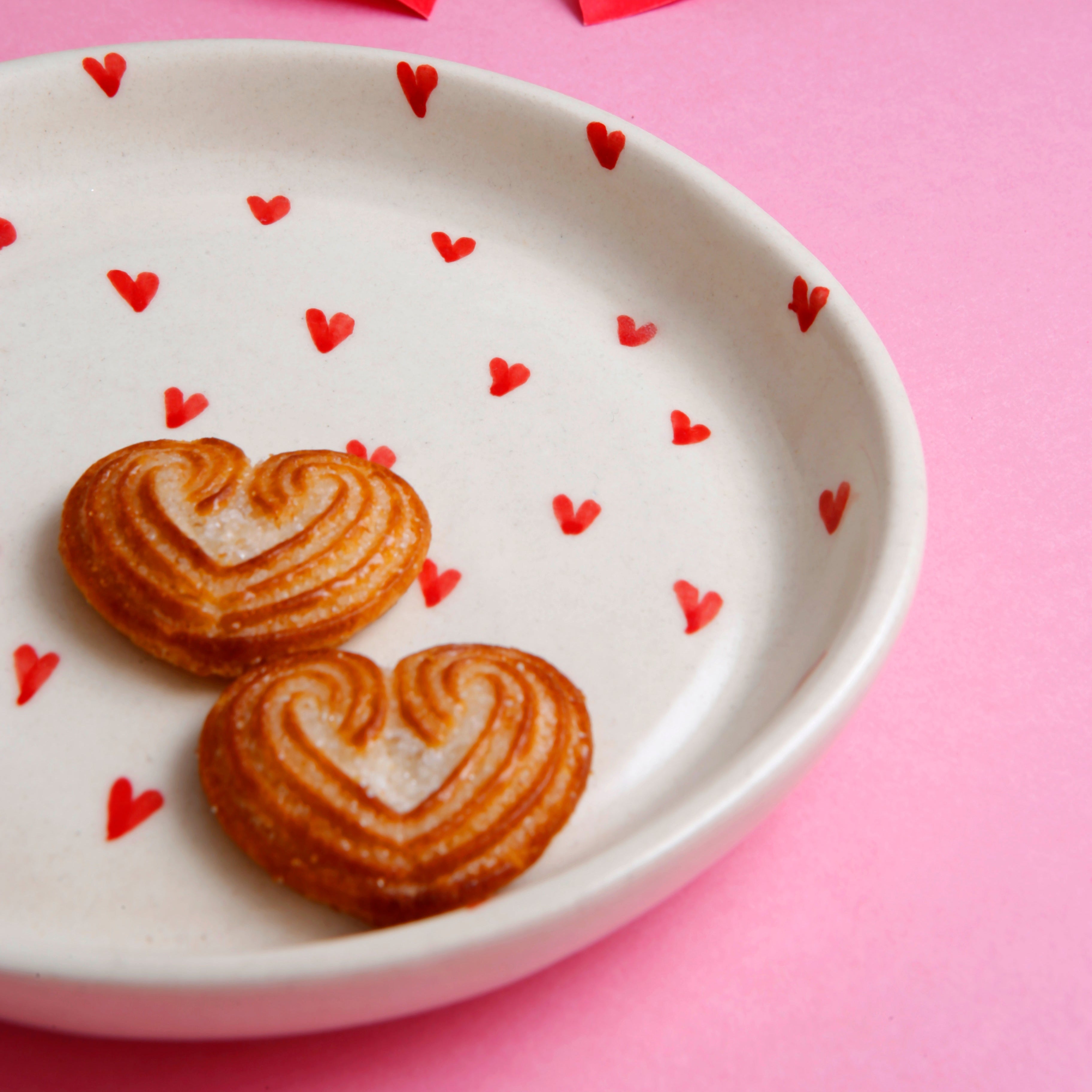 Red Heart Plate - 5 Inch