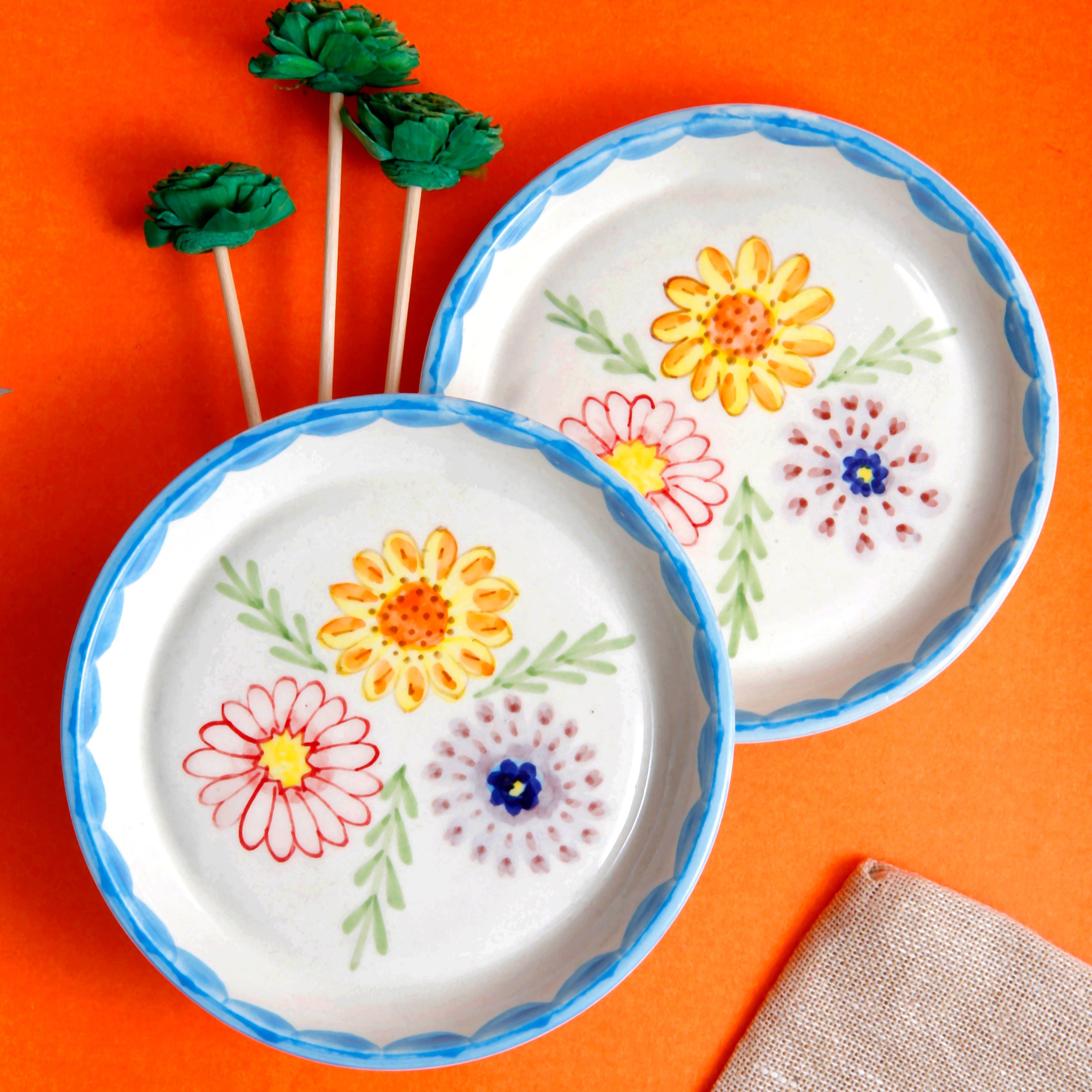Floral Plate - 5 Inch