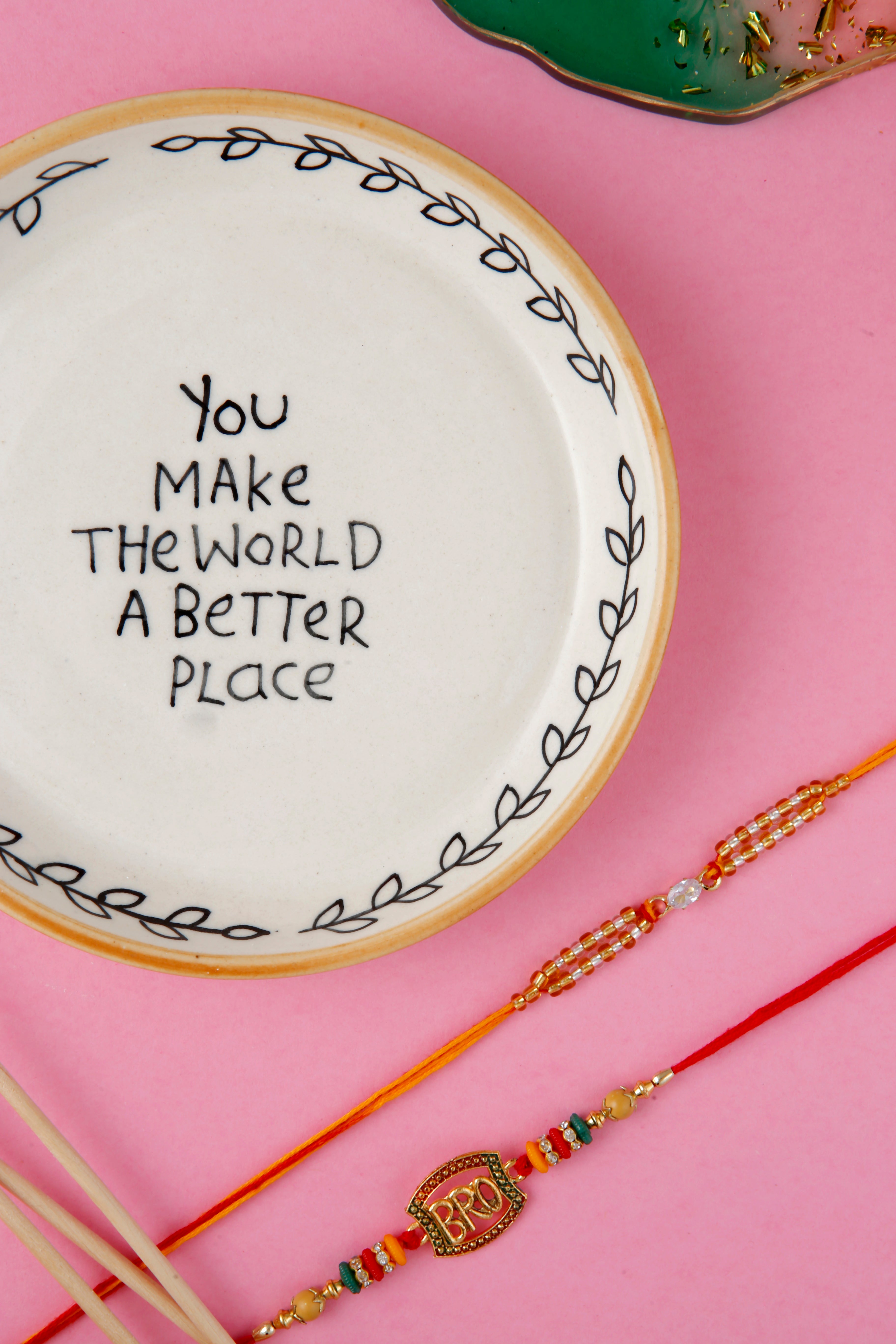 World a Better Place Plate - 5 Inch