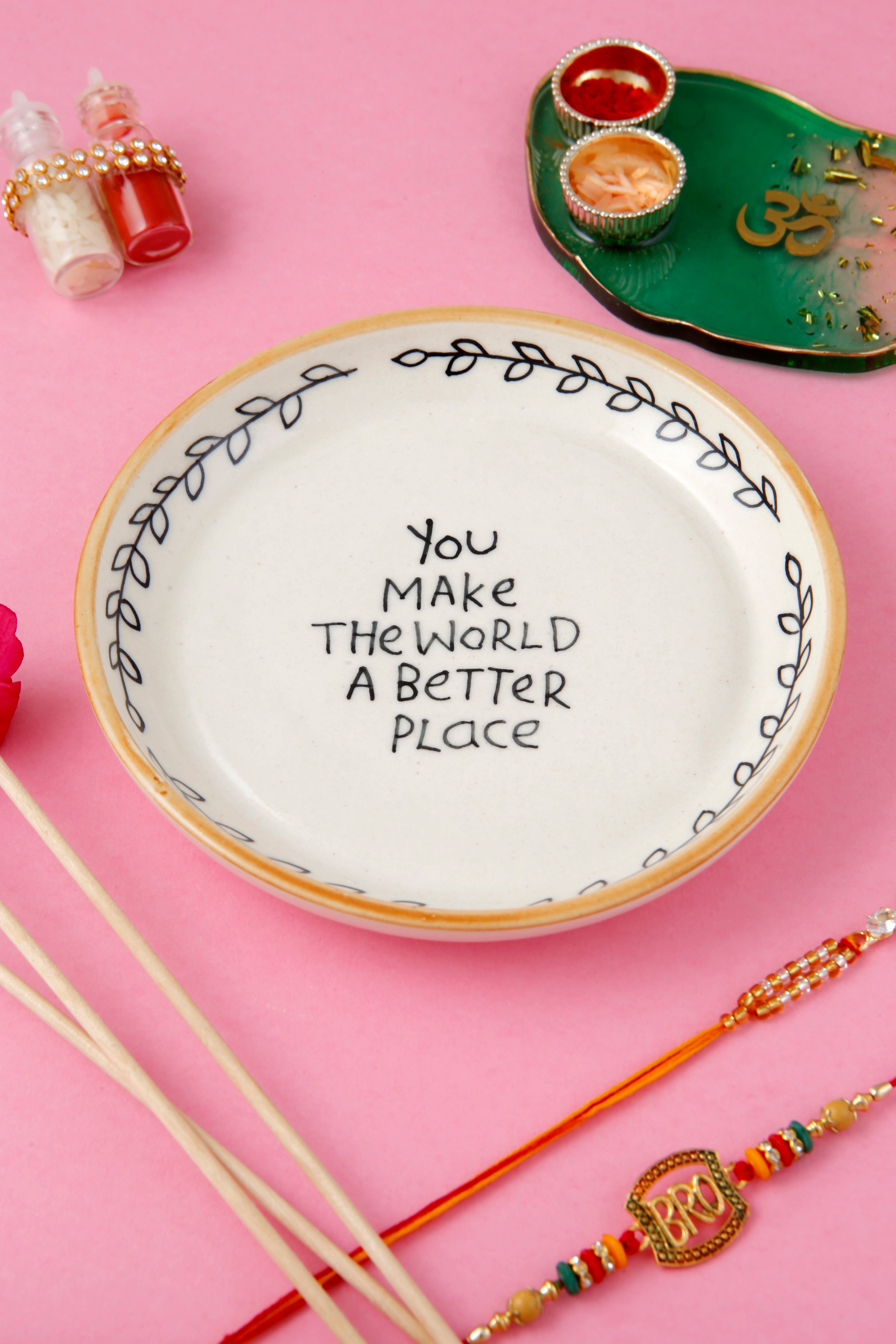 World a Better Place Plate - 5 Inch