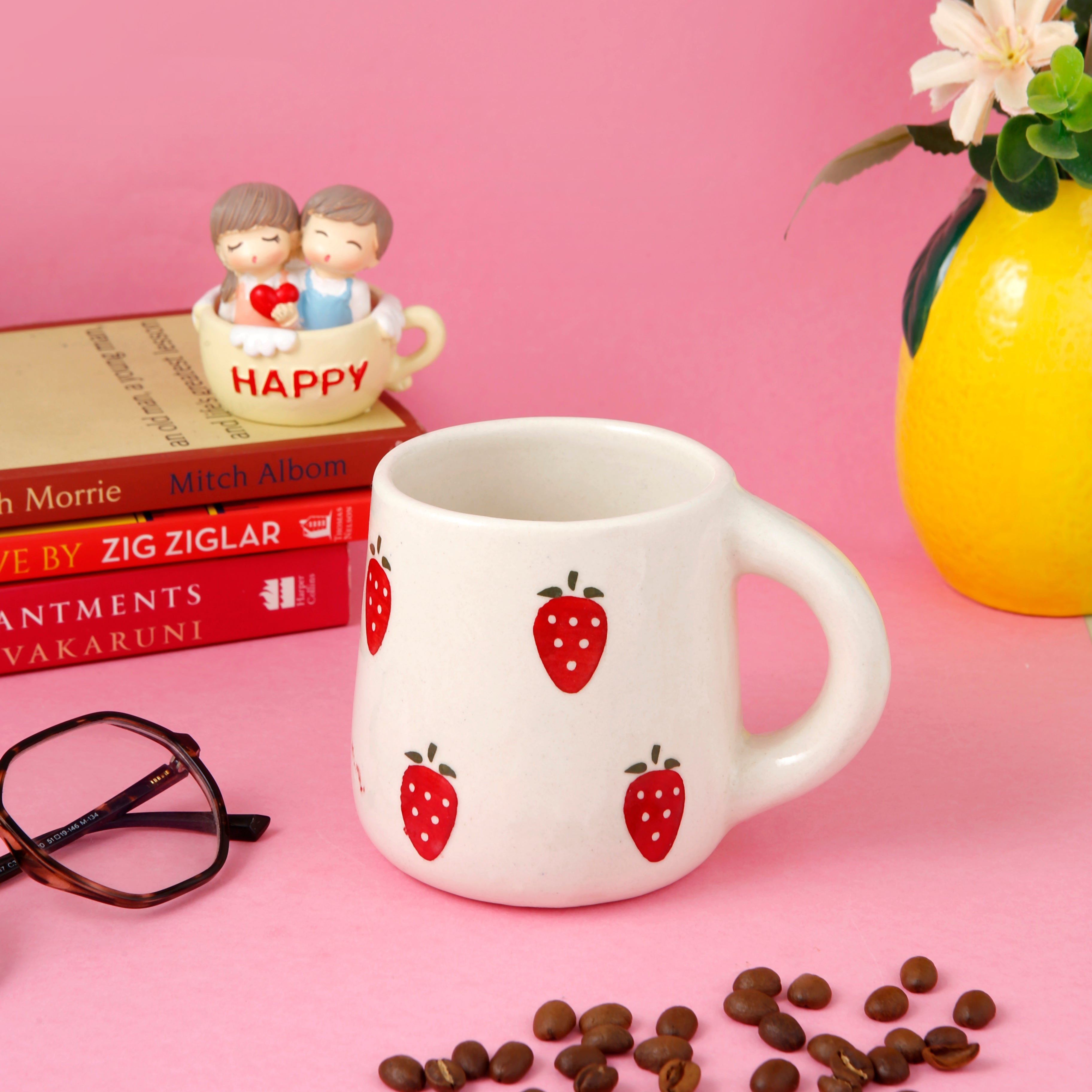 Long Strawberry Mug - 250ML