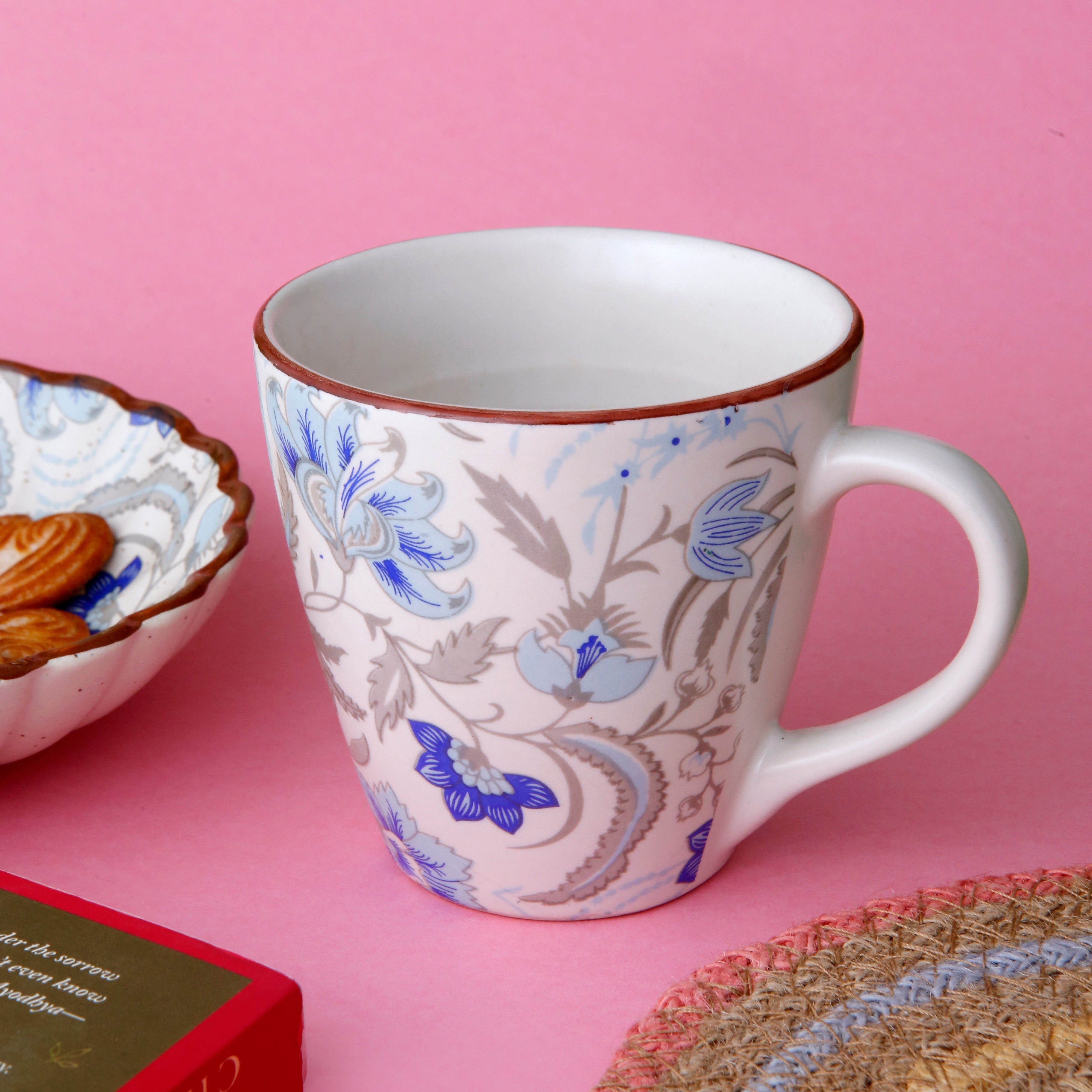 Blue Flower Mug - 250ML