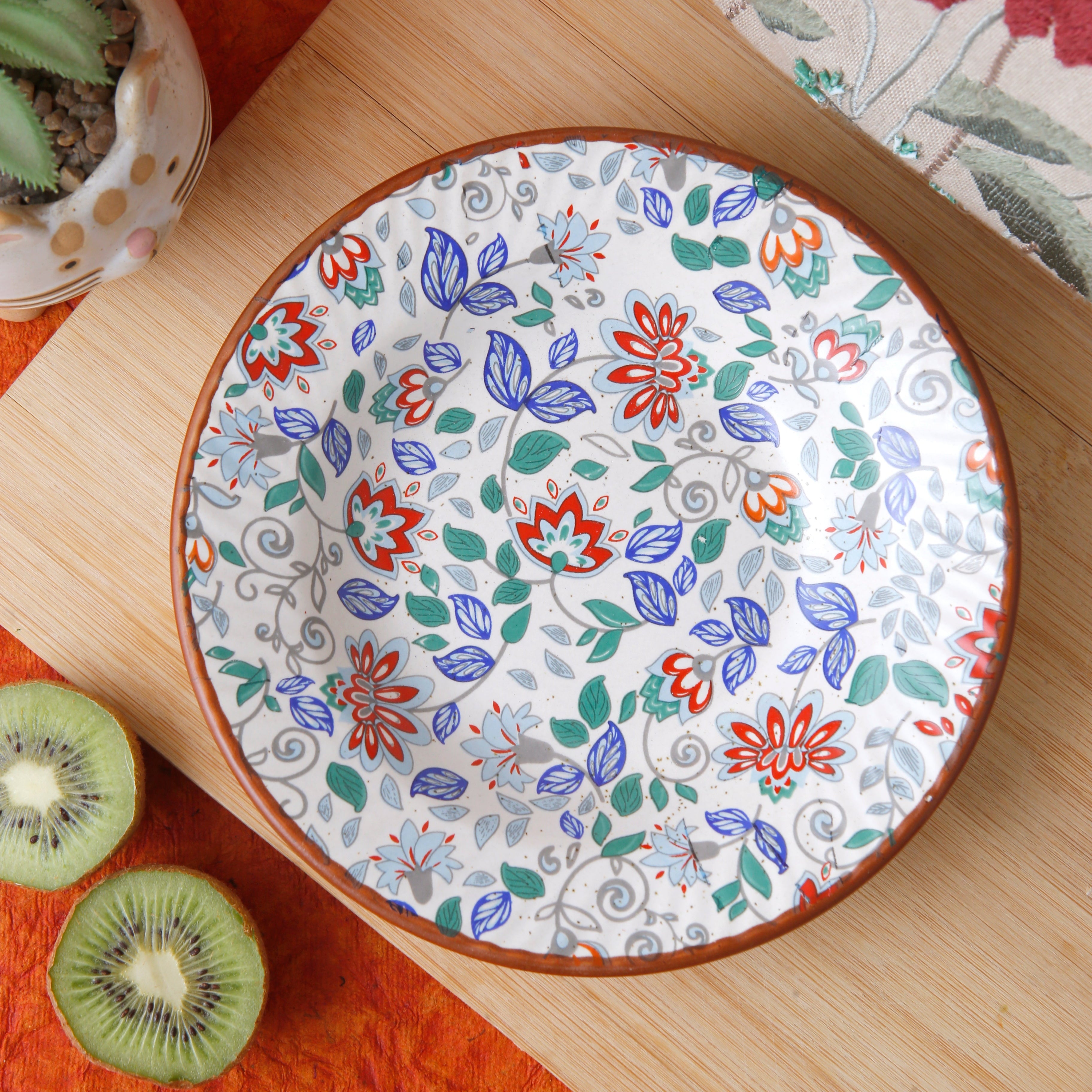 Eden Bloom Pasta Plate - 7 Inch