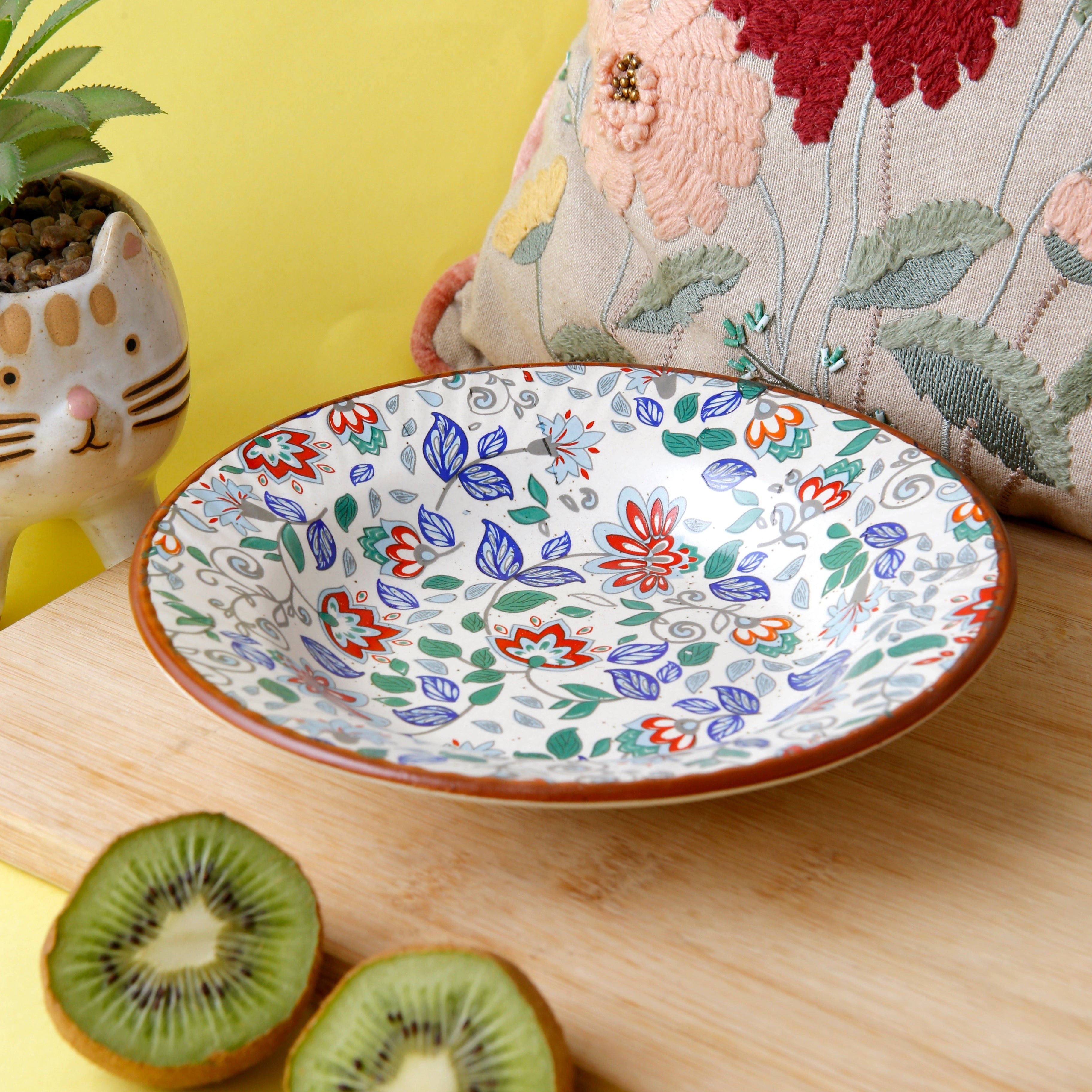 Eden Bloom Pasta Plate - 7 Inch