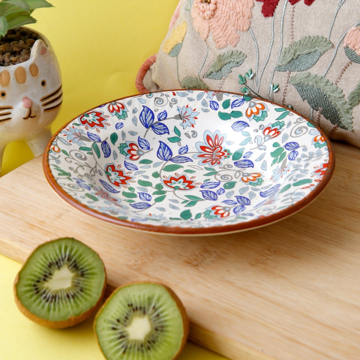 Eden Bloom Pasta Plate - 9 Inch