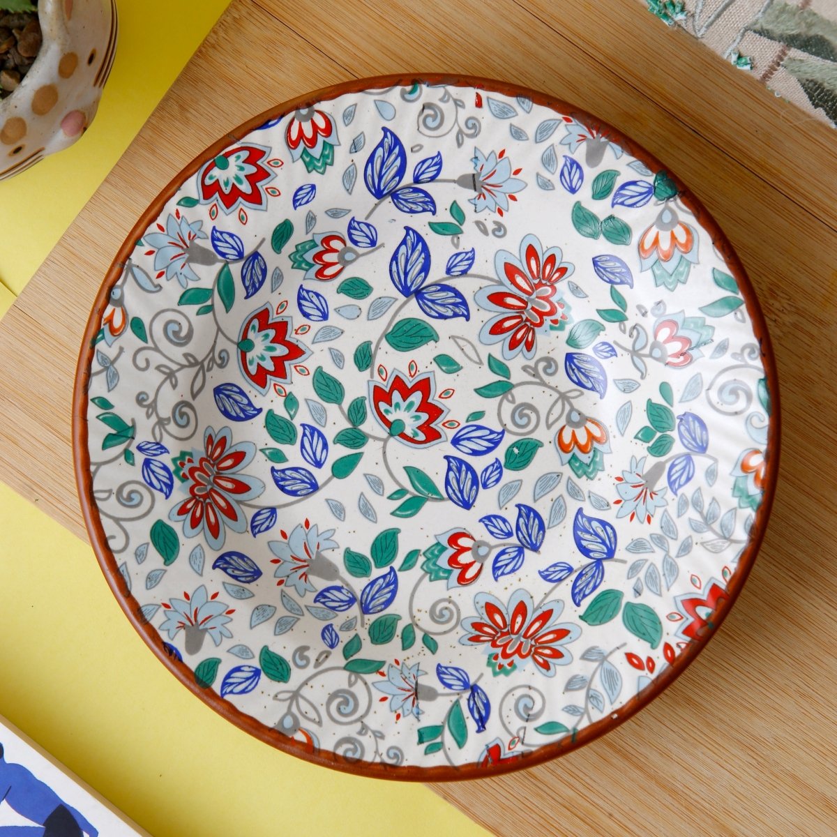 Eden Bloom Pasta Plate - 9 Inch