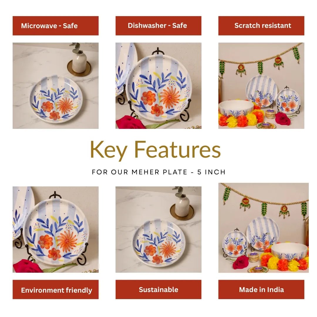 Meher Plate - 5 Inch