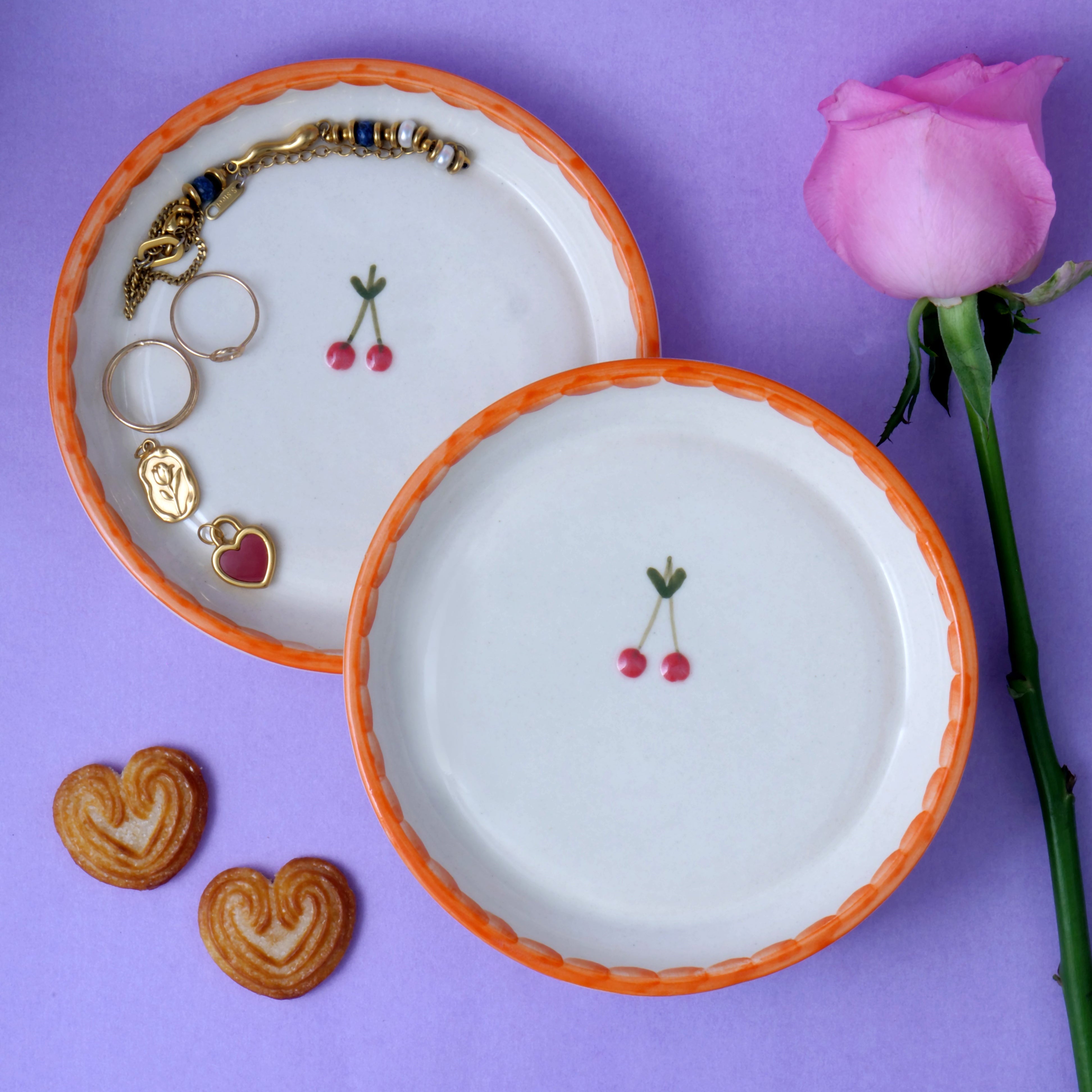 Sunkissed Cherry Plate - 5 Inch