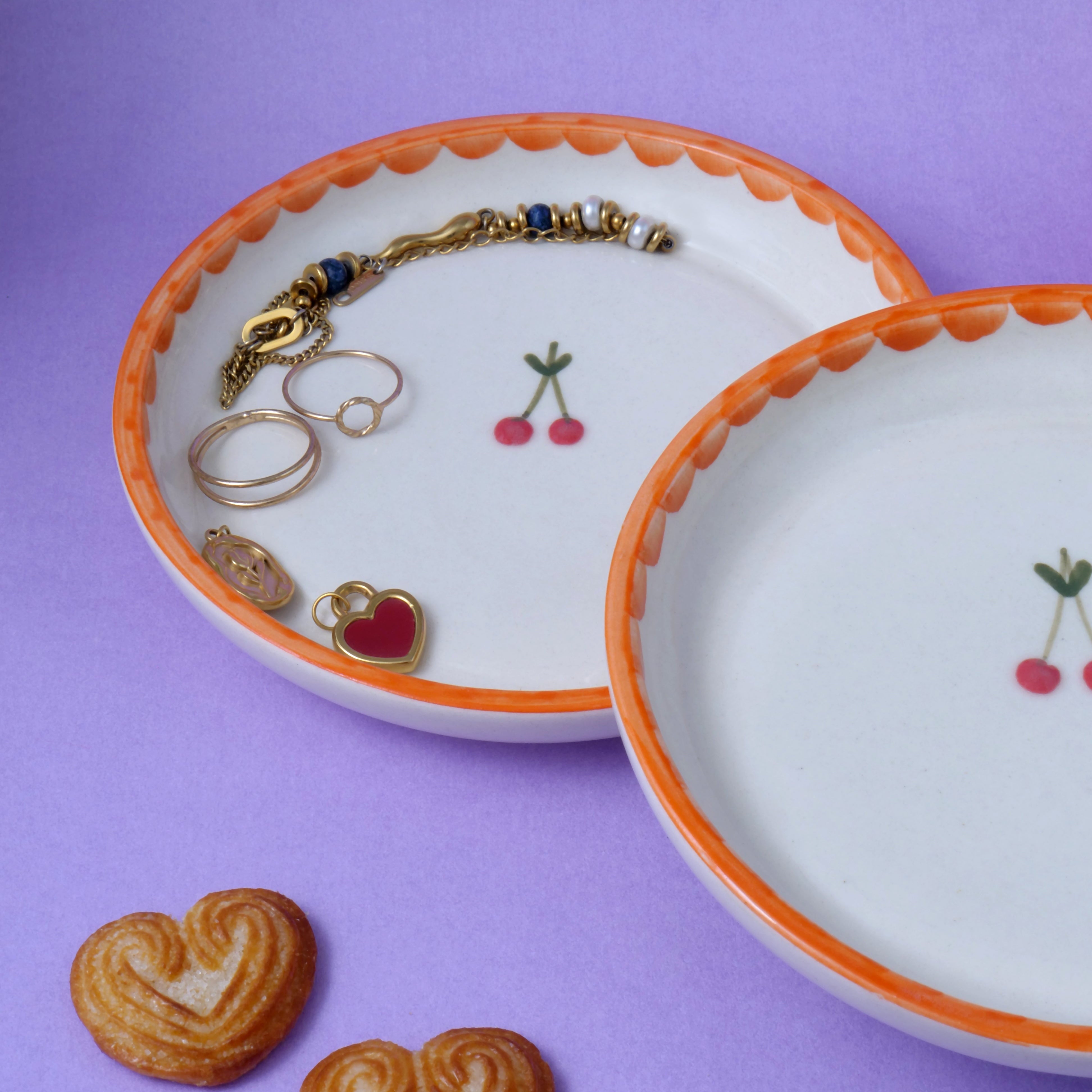 Sunkissed Cherry Plate - 5 Inch