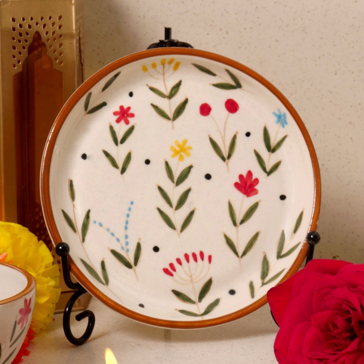 Dilkhush Mug, Dilkhush Quarter Plate, Dilkhush Plate - Set of 3