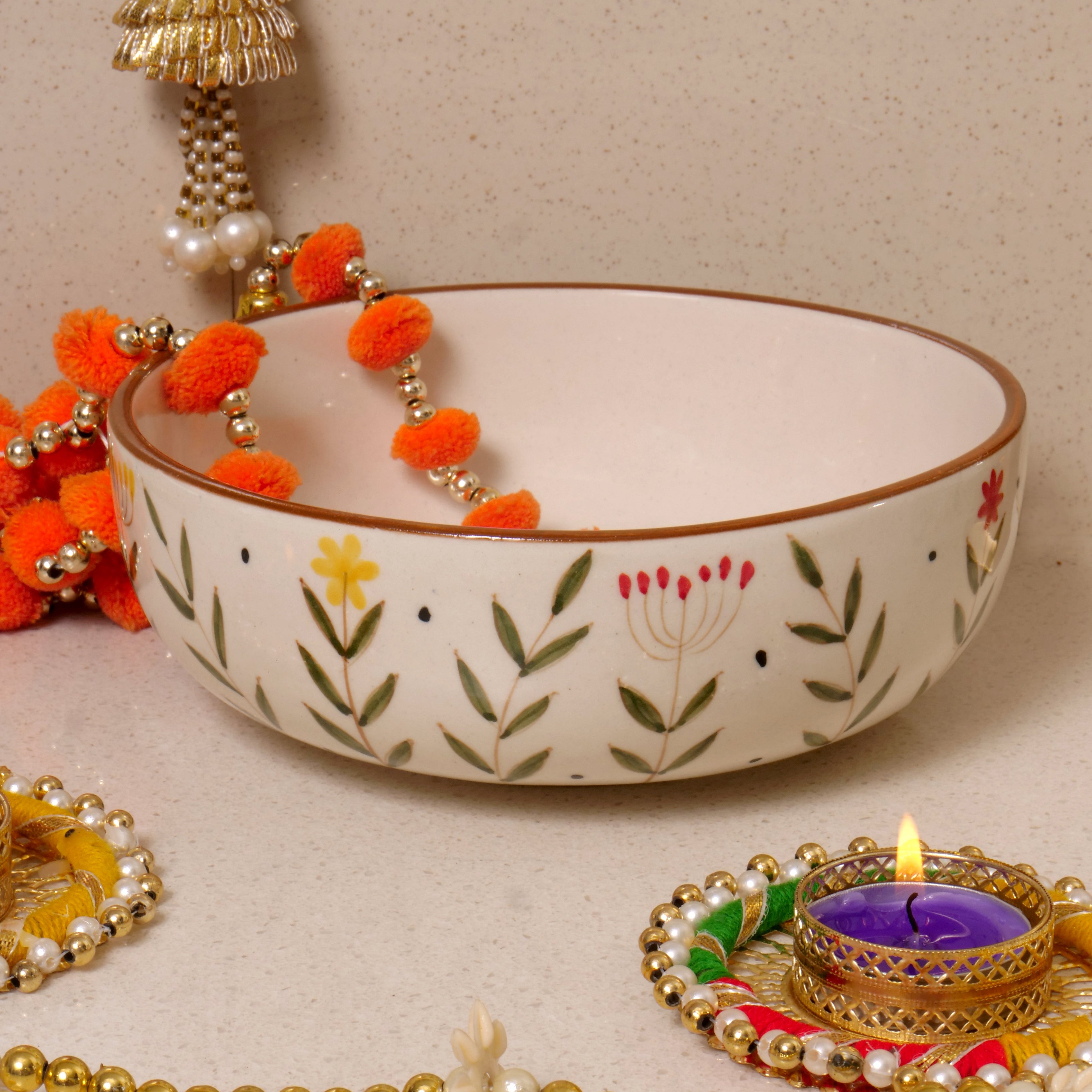 Dilkhush Serving Bowl - 7 Inch