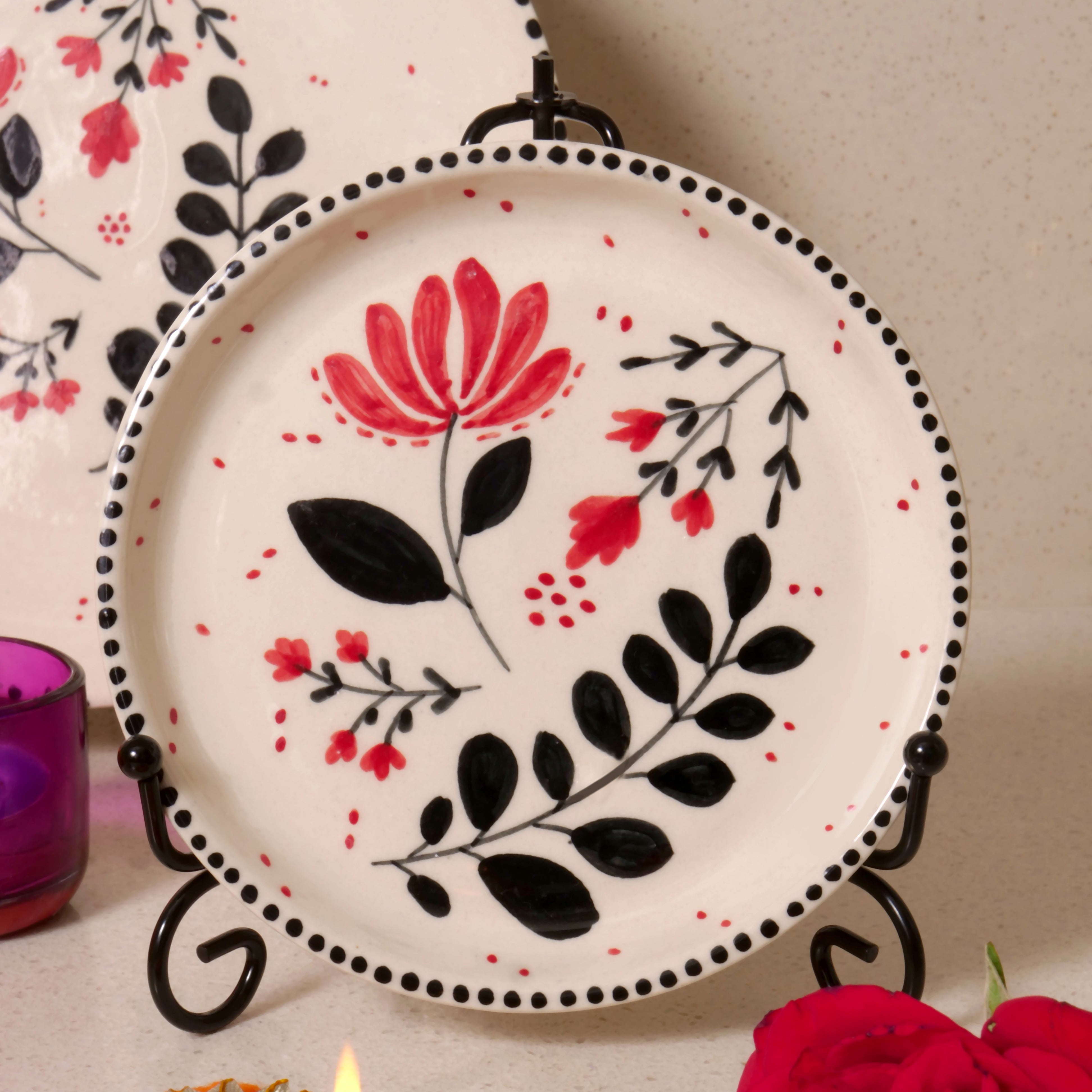 Amara Mug, Amara Quarter Plate, Amara Plate - Set of 3