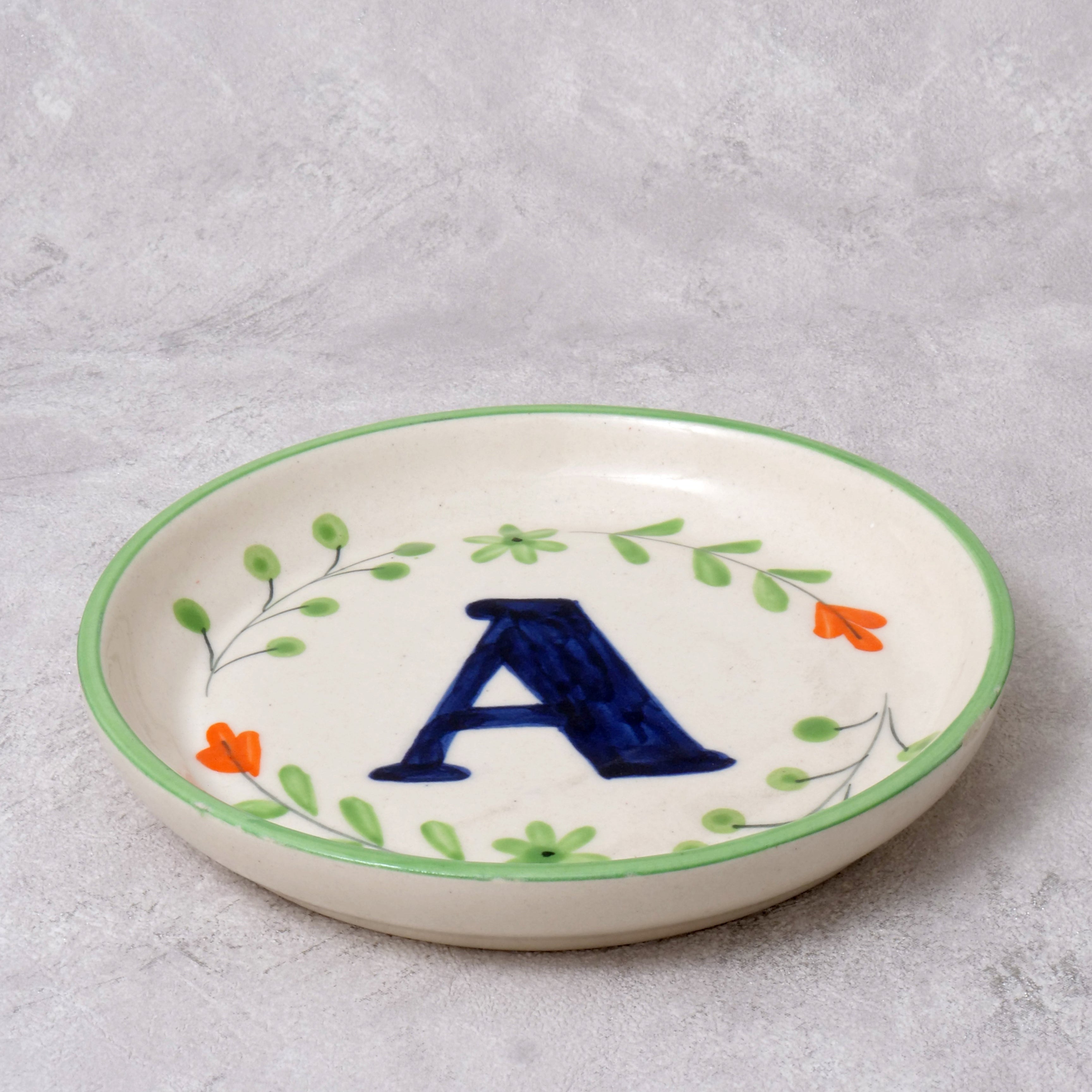 Alphabet Plate - 5 Inch