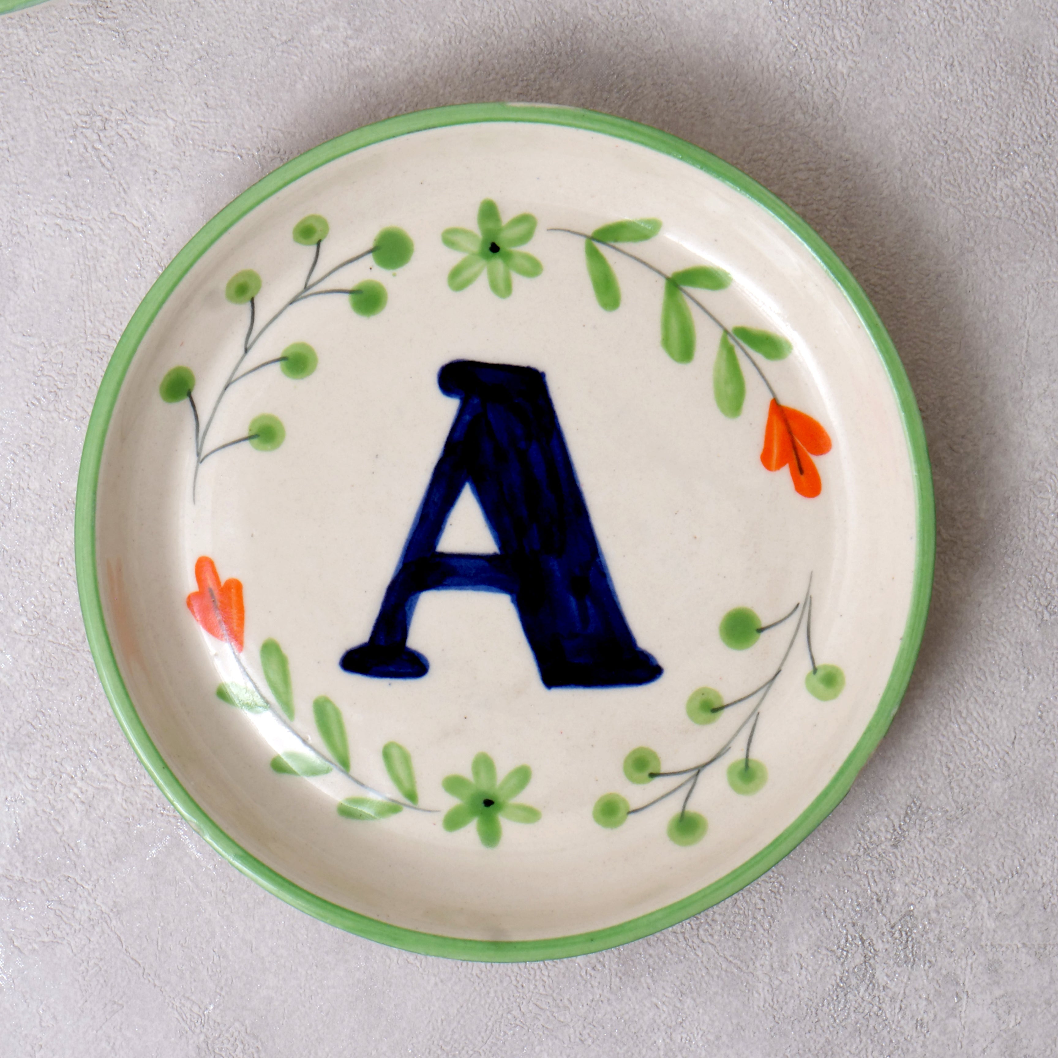 Alphabet Plate - 5 Inch