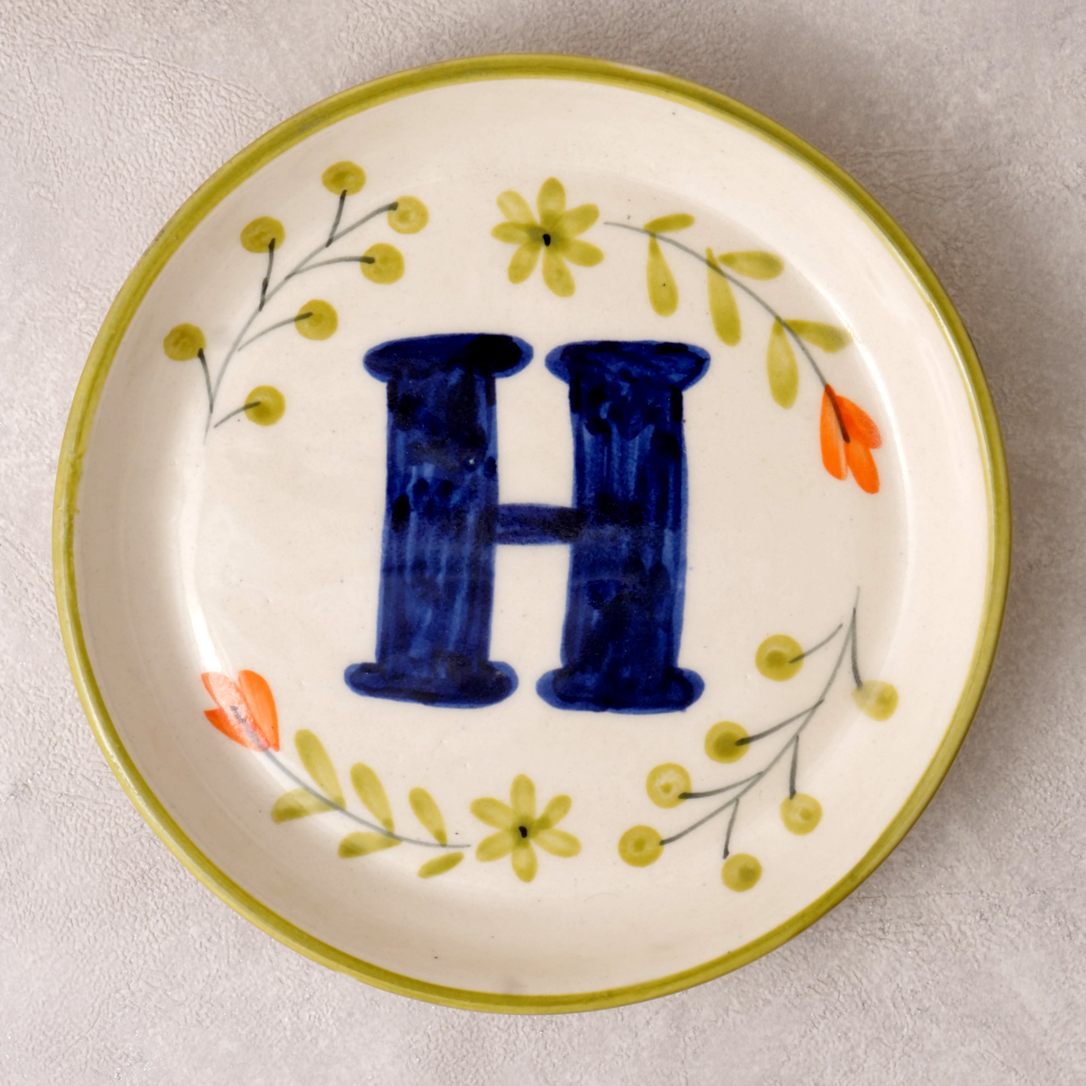 Alphabet Plate - 5 Inch