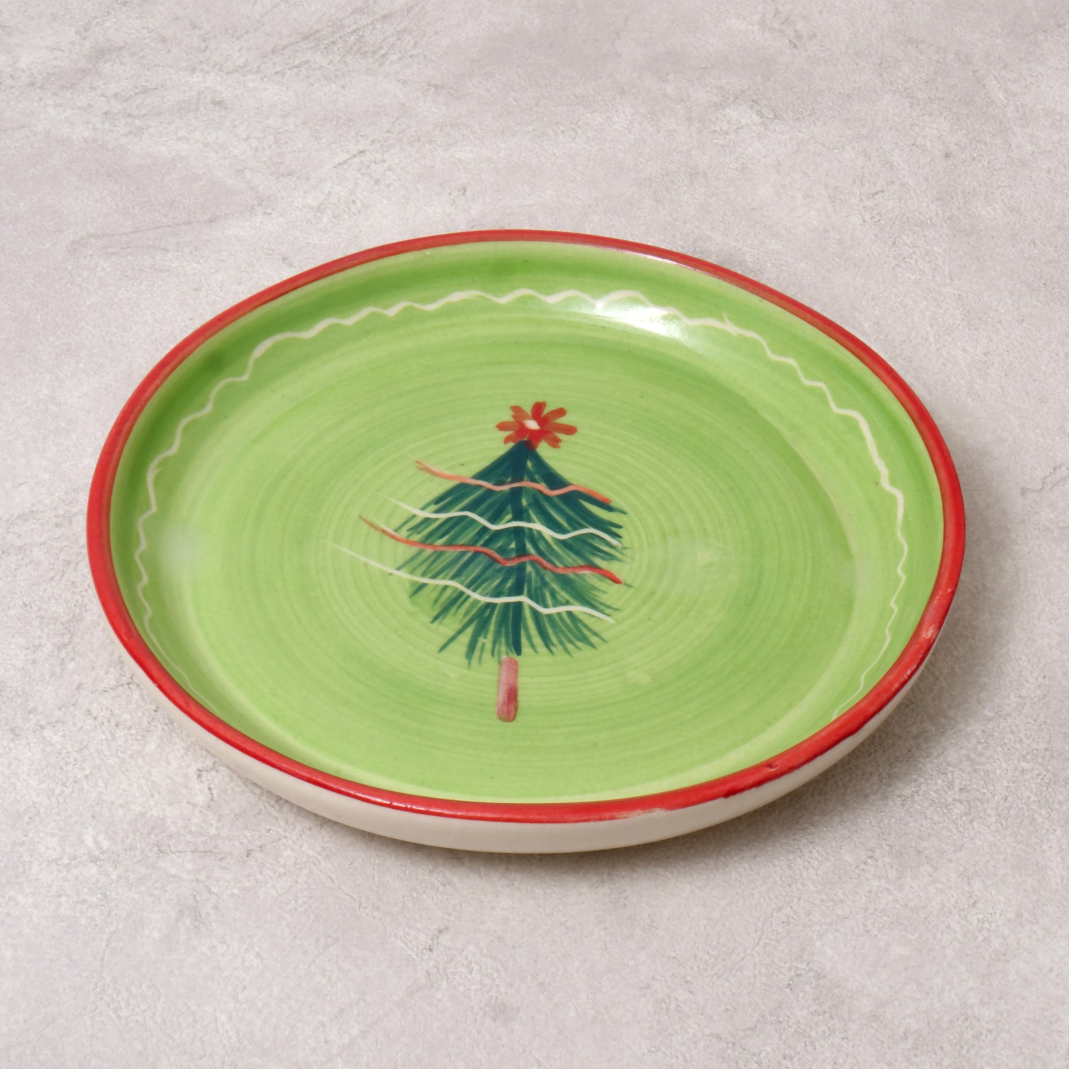 Merry Tree Plate - 5 Inch