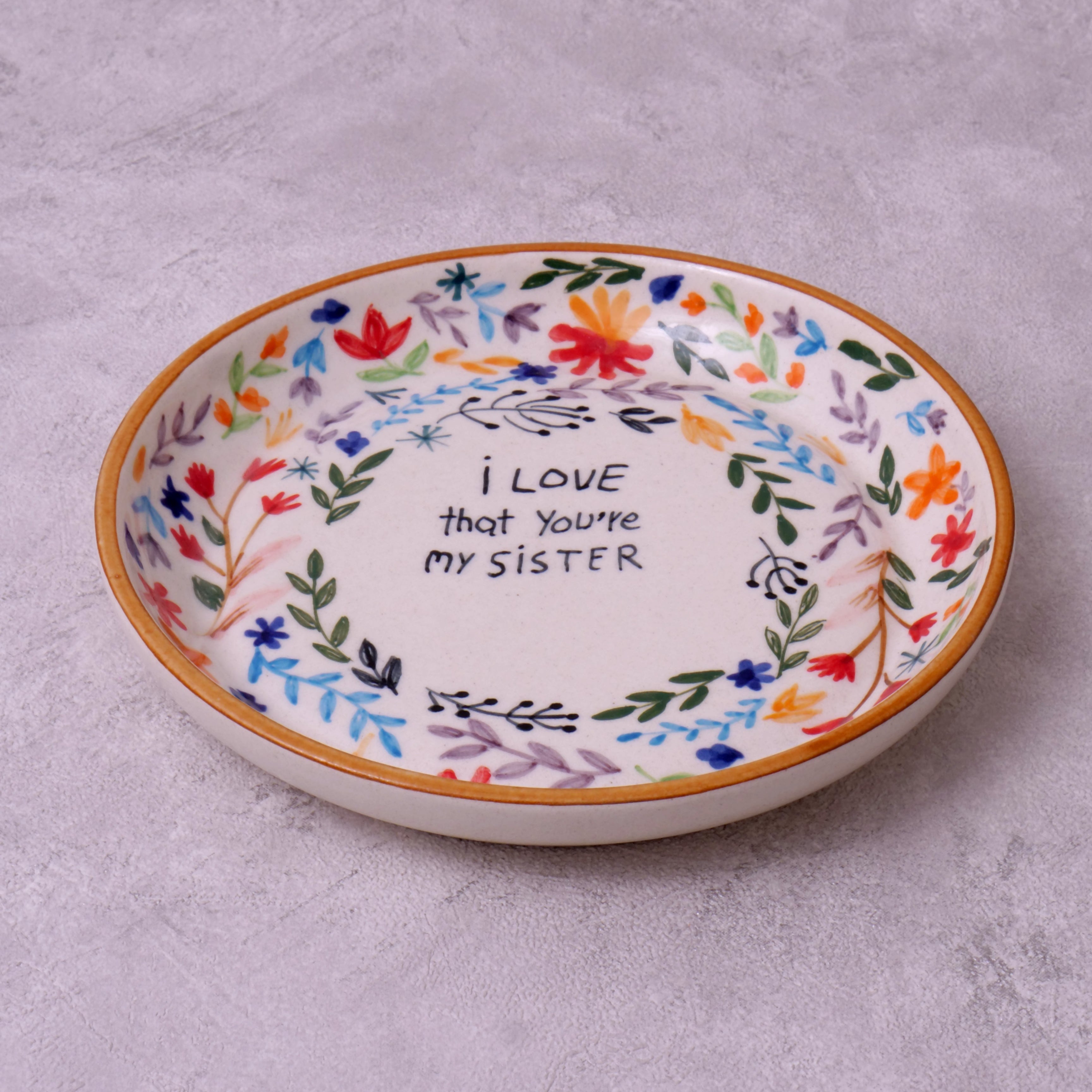 Love that you are my sister Plate - 5 Inch