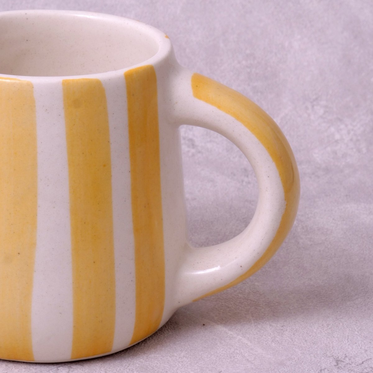 Yellow Stripes Mug - 350ML