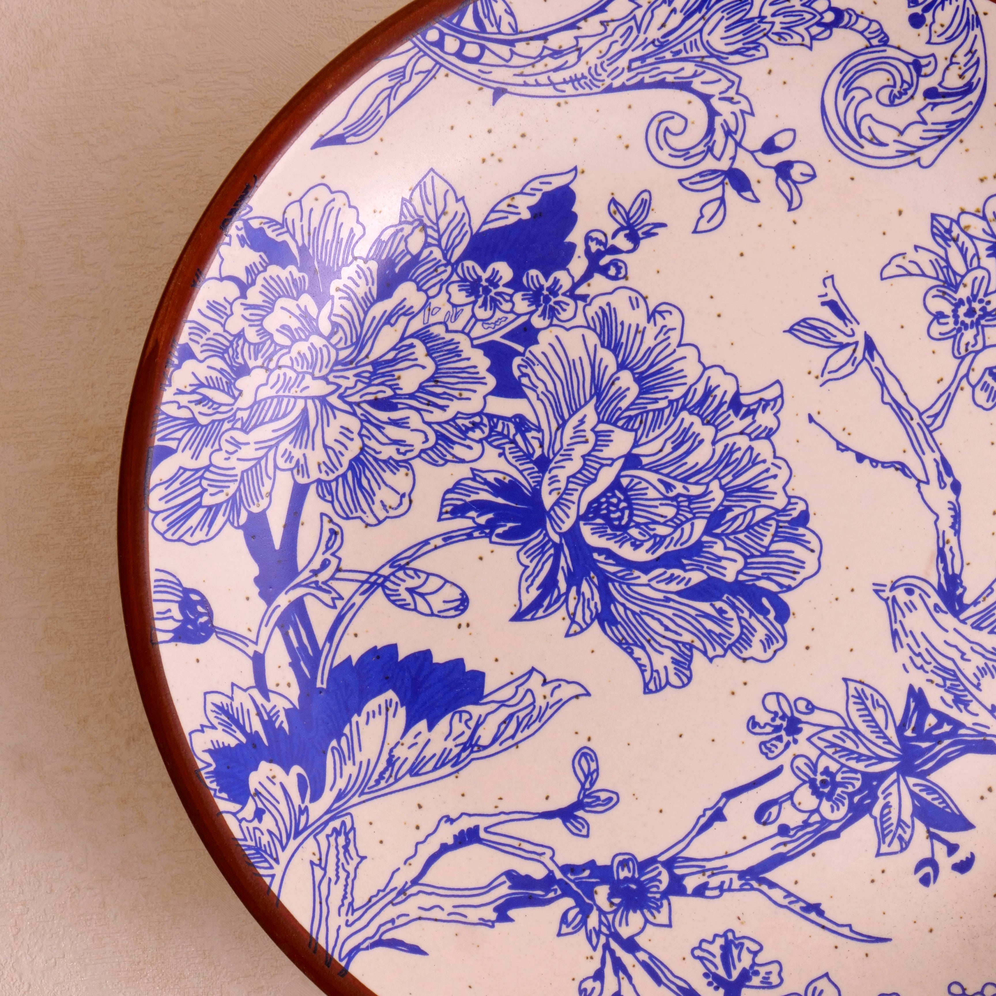 Blue Bird Quarter Plate - 7 Inch (Set of 2)