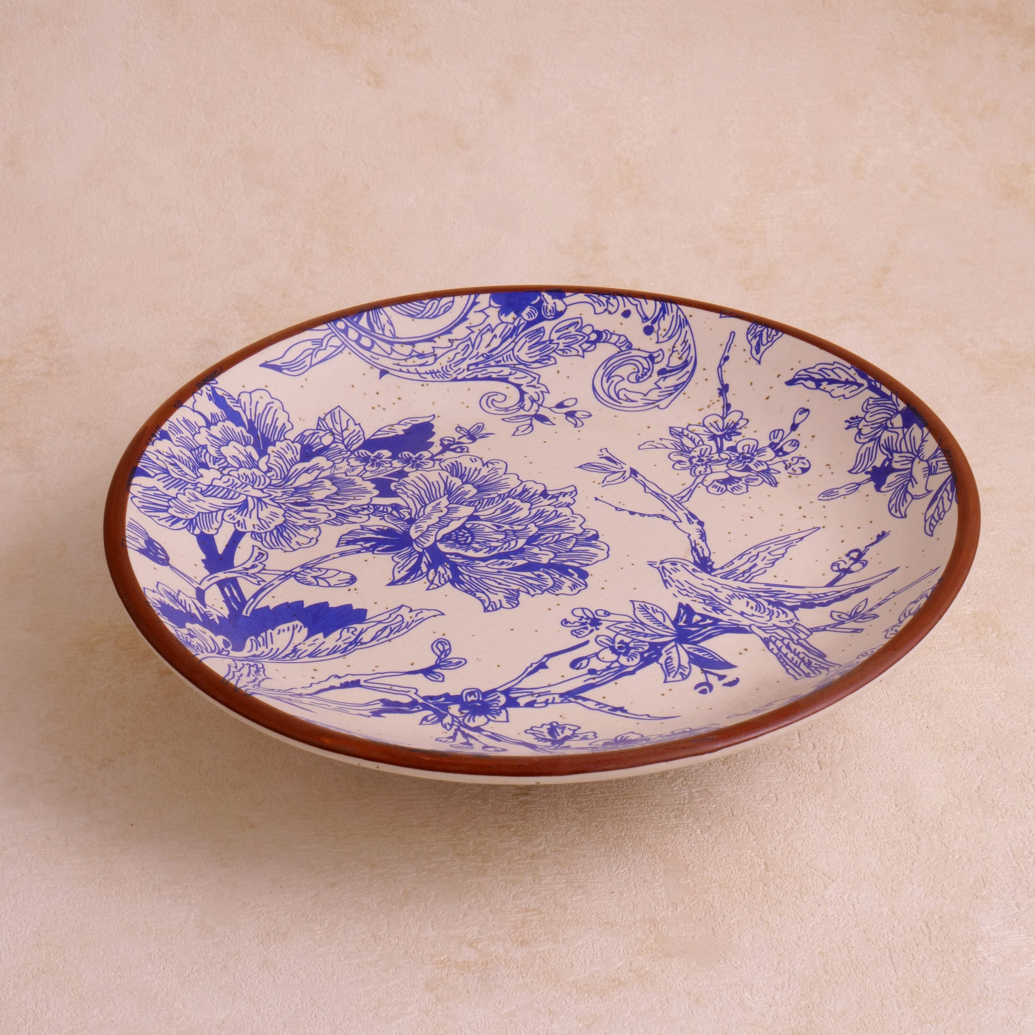 Blue Bird Quarter Plate - 7 Inch (Set of 2)