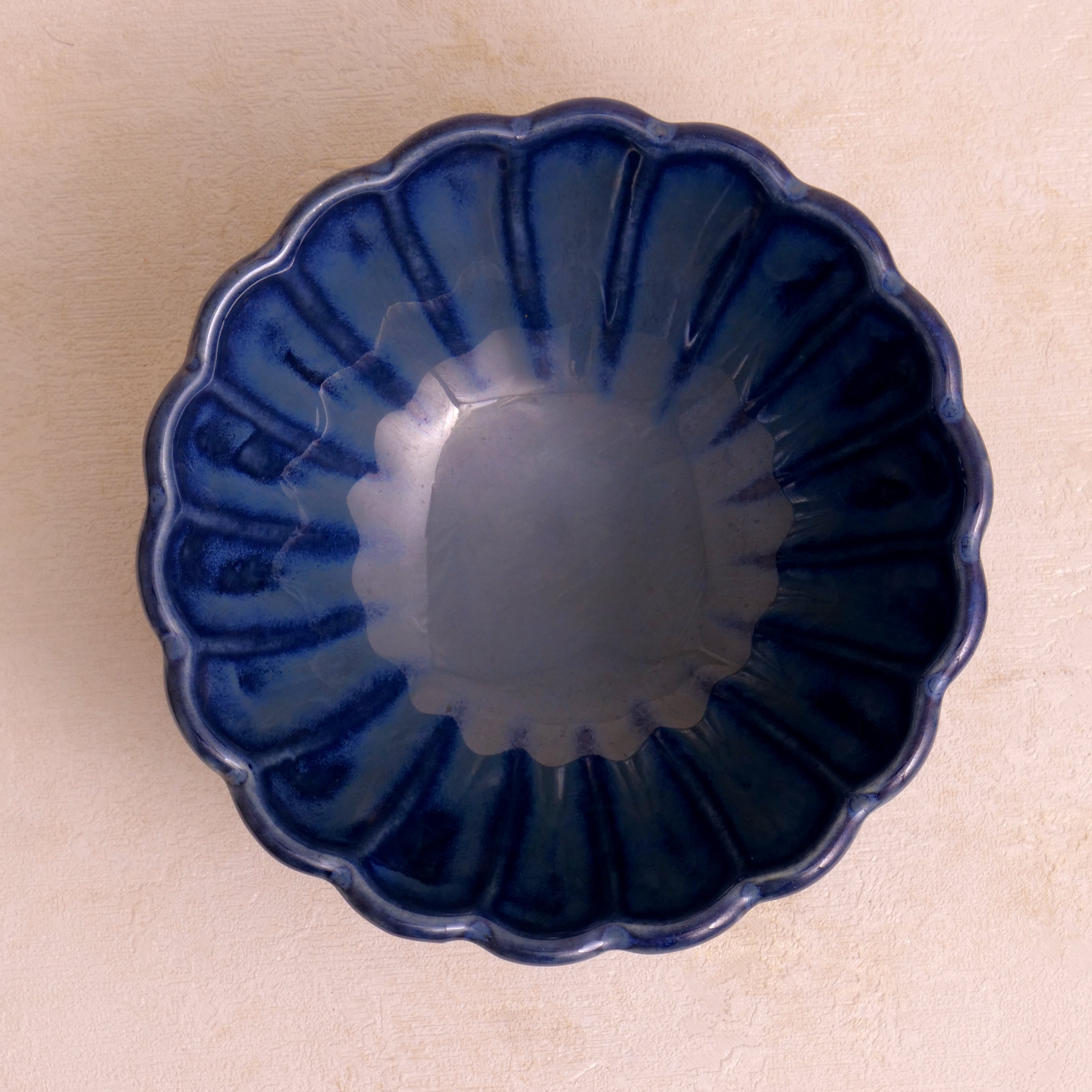 Deep Blue Fruit Bowl - 5.5 Inch, 250ML (Set of 2)