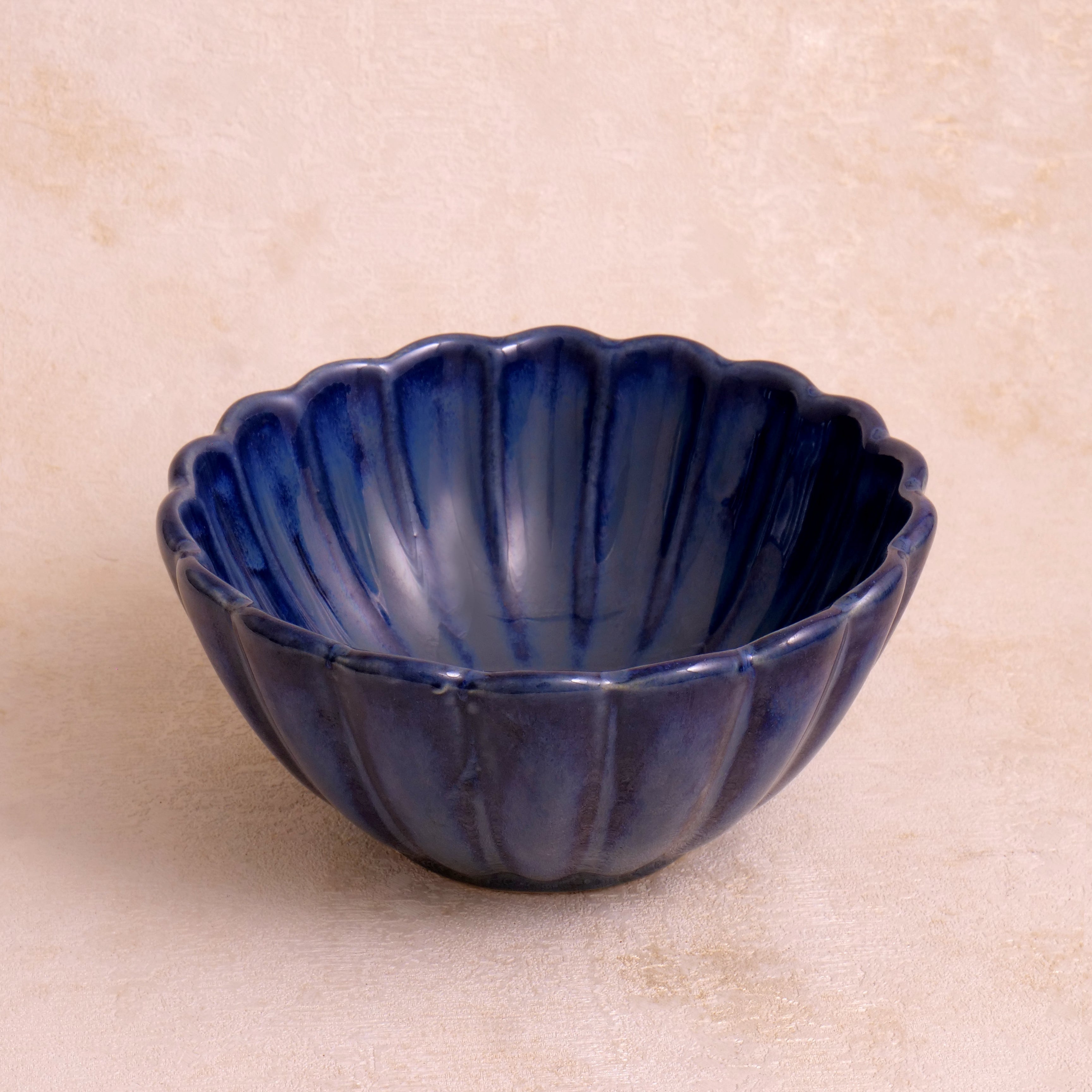 Deep Blue Fruit Bowl - 5.5 Inch, 250ML (Set of 2)