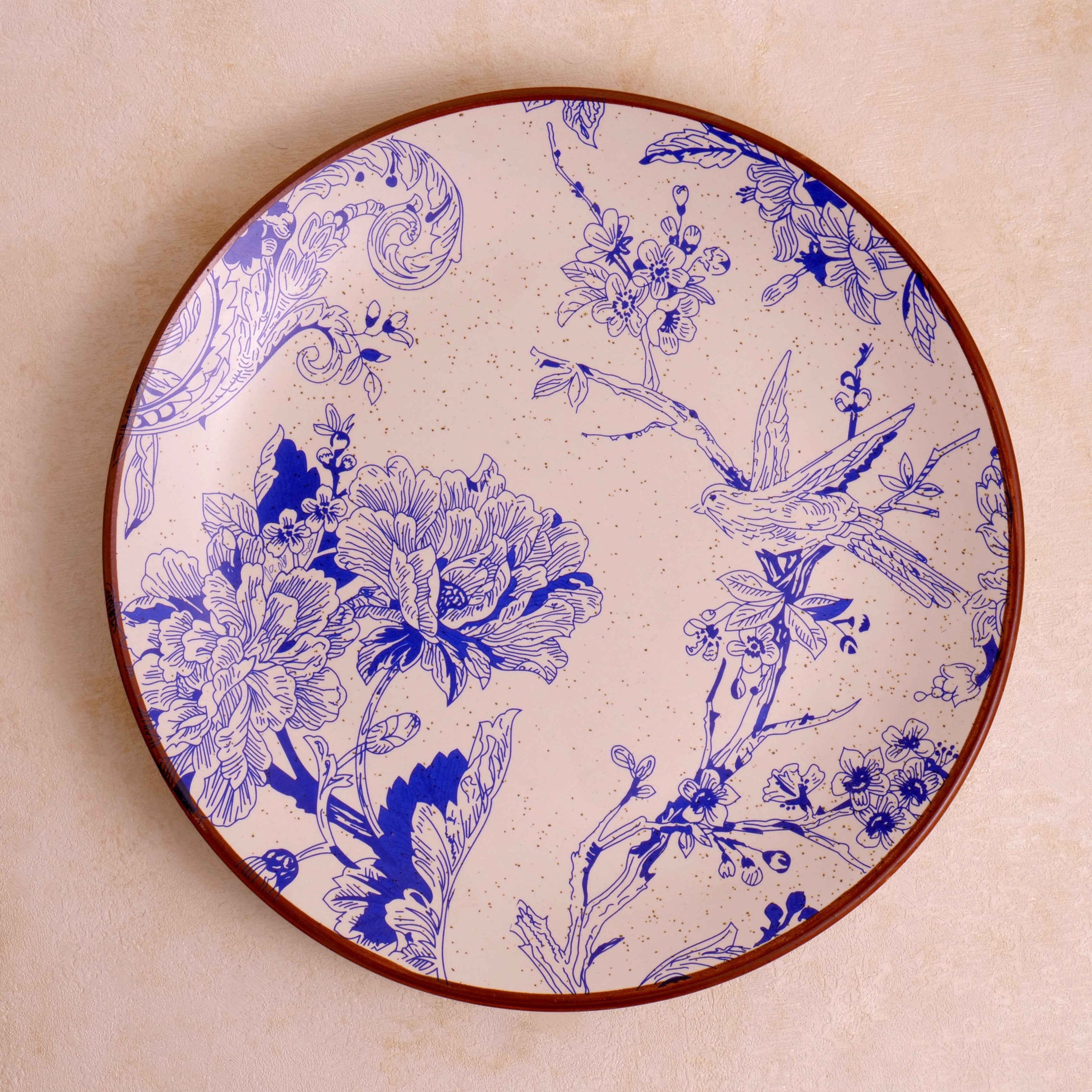 Blue Bird Dinner Plate - 10 Inch (Set of 2)