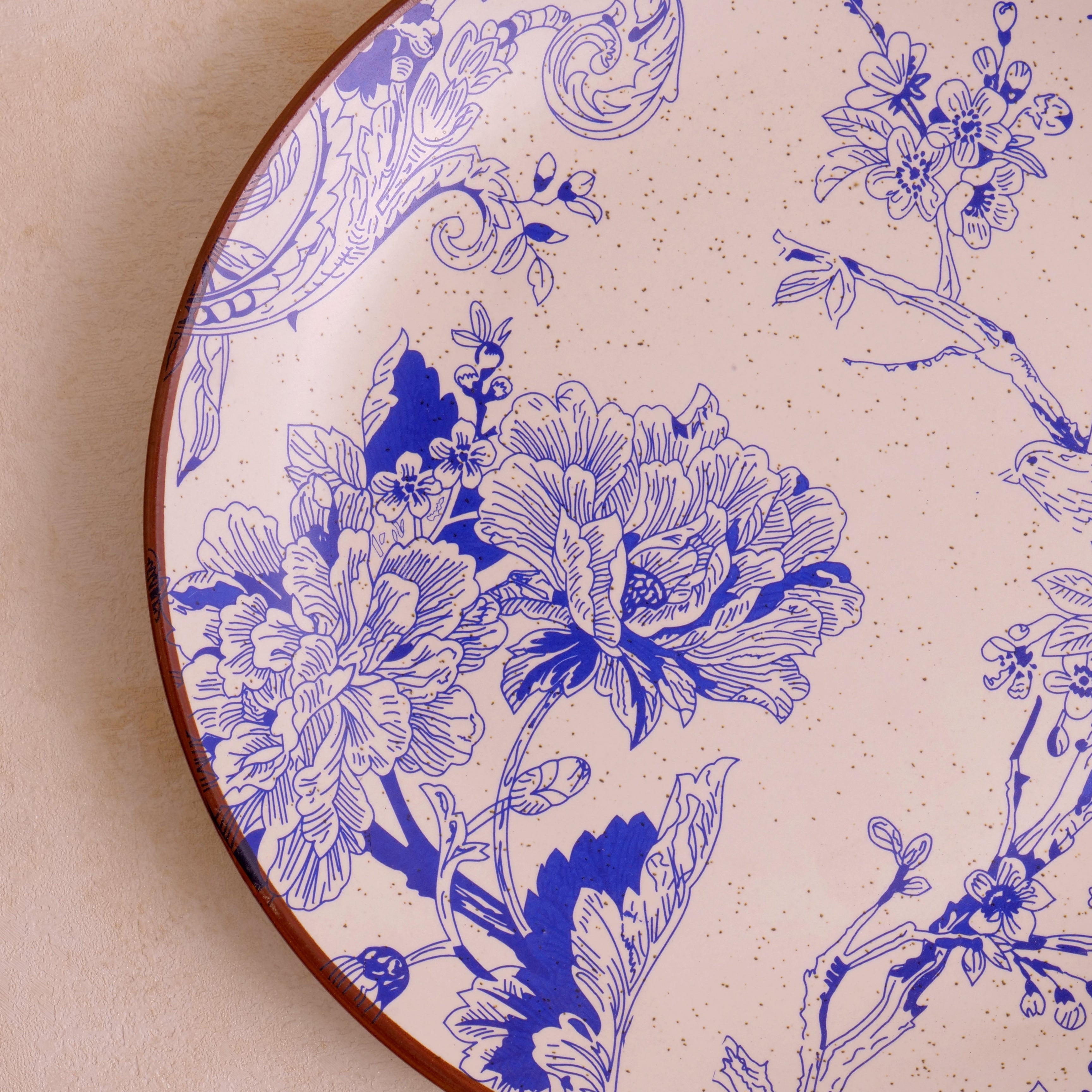 Blue Bird Dinner Plate - 10 Inch (Set of 2)