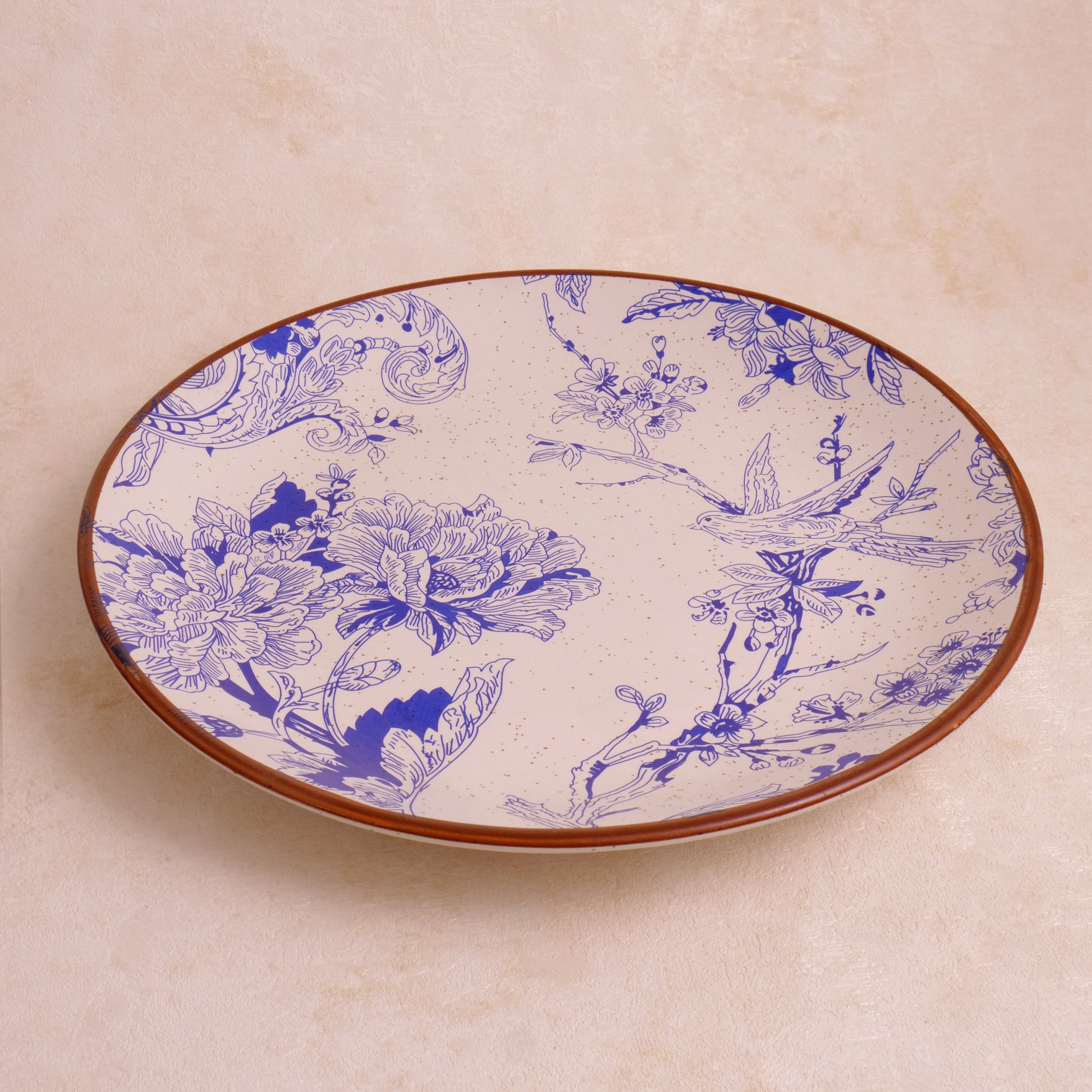 Blue Bird Dinner Plate - 10 Inch (Set of 2)