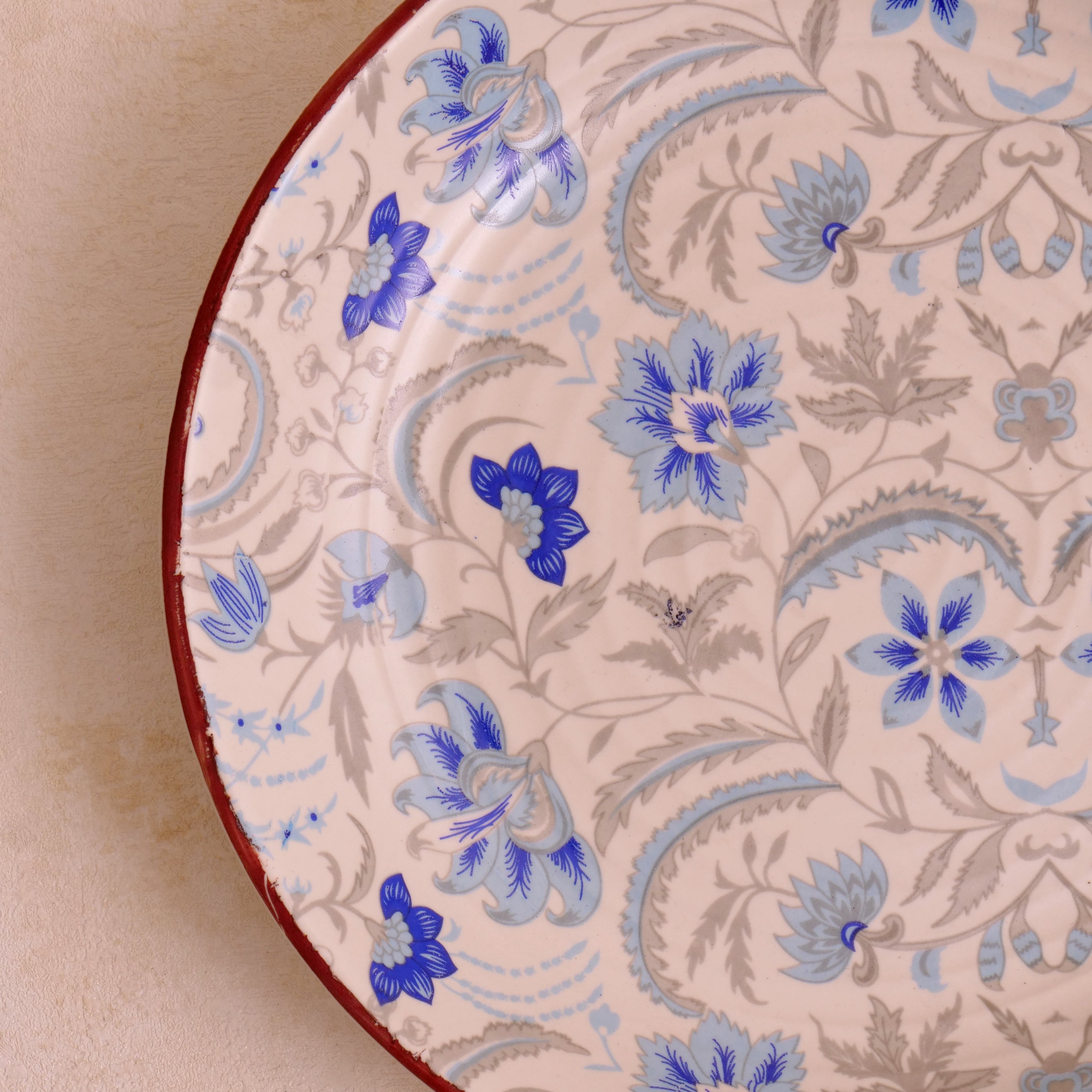 Blue Flower Salad Plate - 10 Inch (Set of 2)