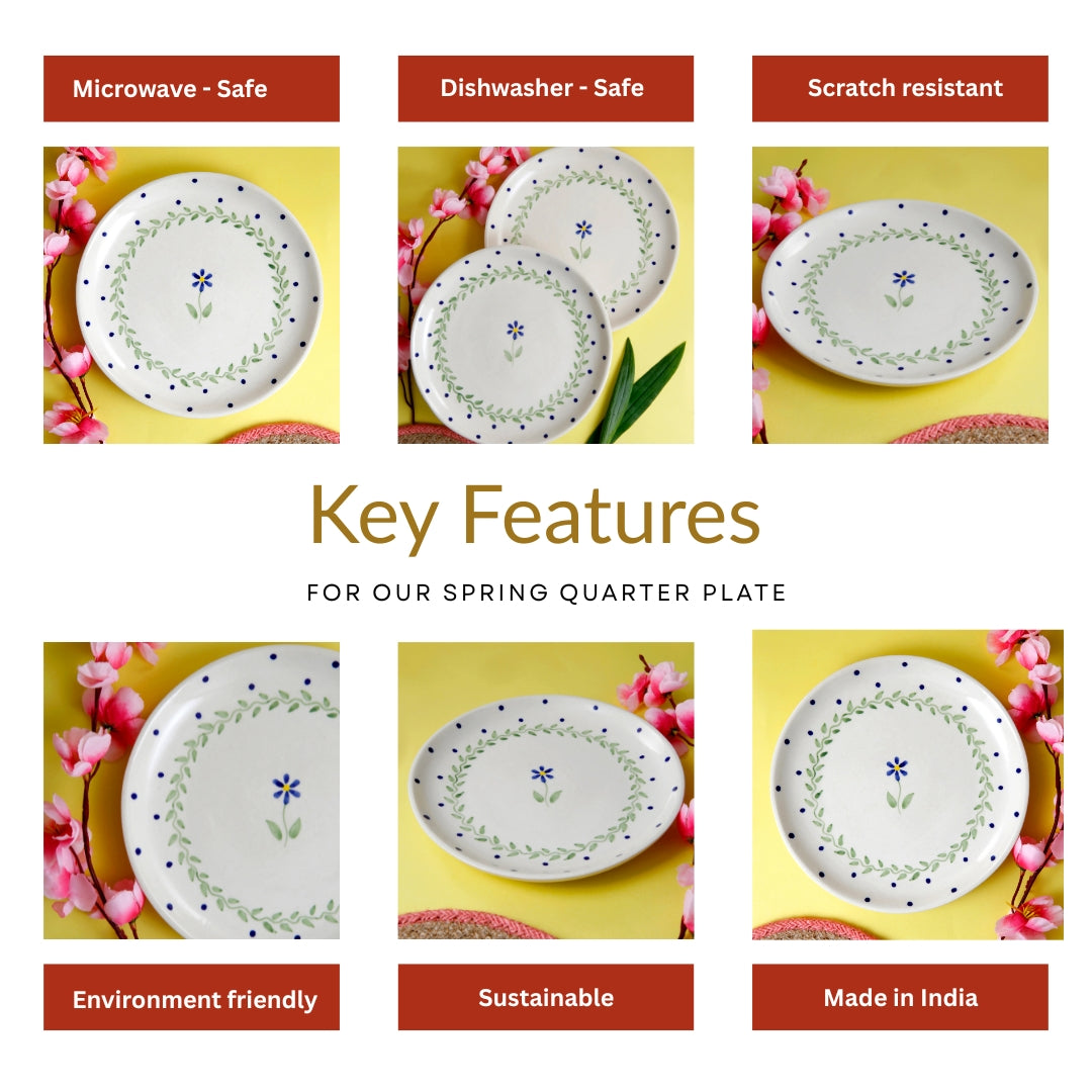 Spring Quarter Plate - 7 Inch
