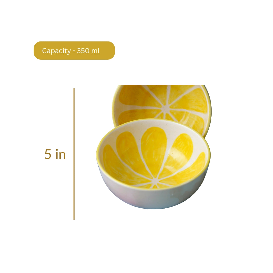 Sunny Fruit Bowl - 5 Inch