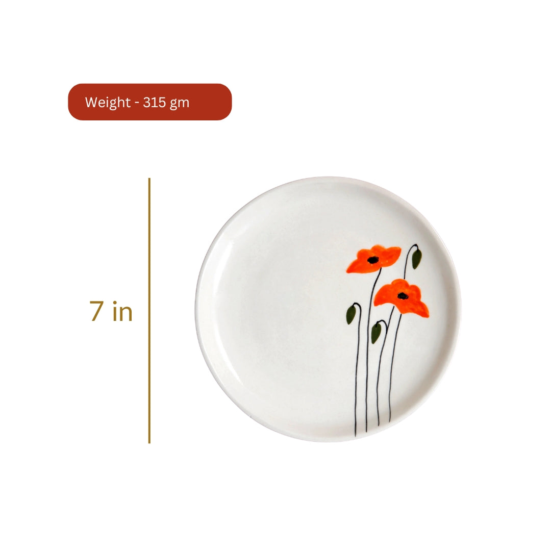 Sunset Quarter Plate - 7 Inch