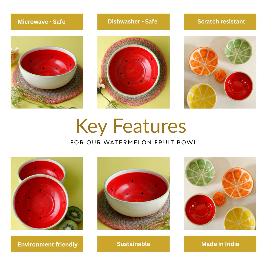 Watermelon Fruit Bowl - 5 Inch