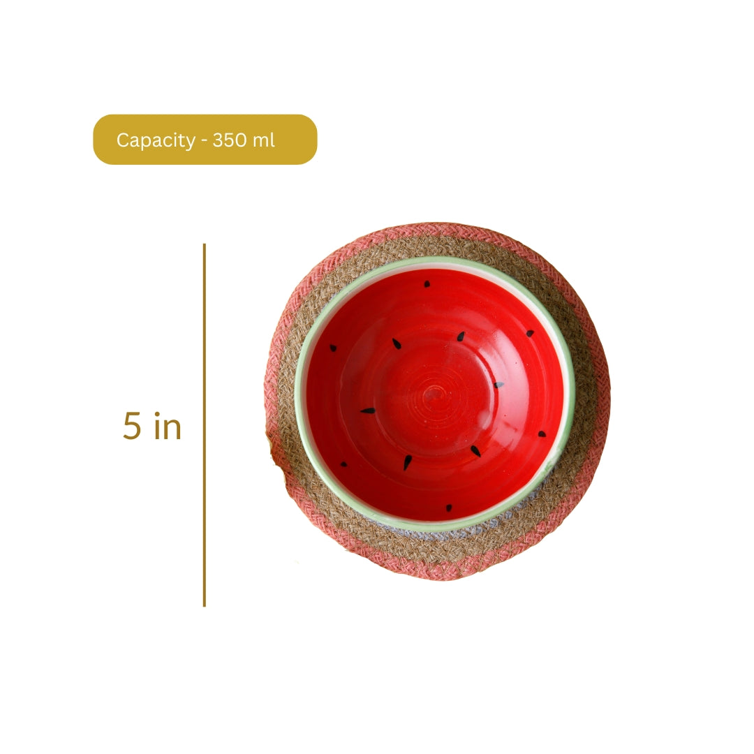 Watermelon Fruit Bowl - 5 Inch