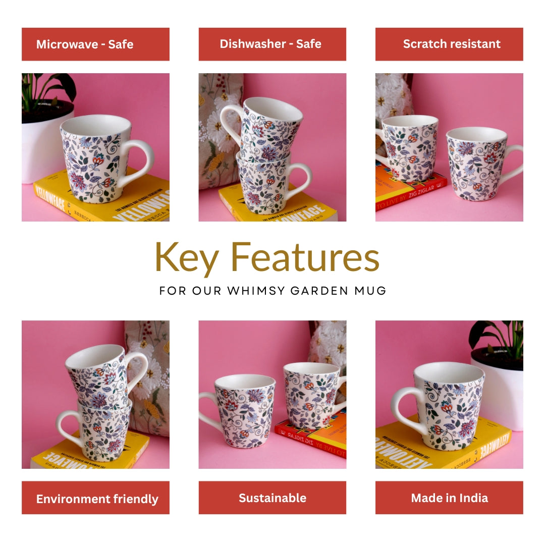 Whimsy Garden Mug - 250ML