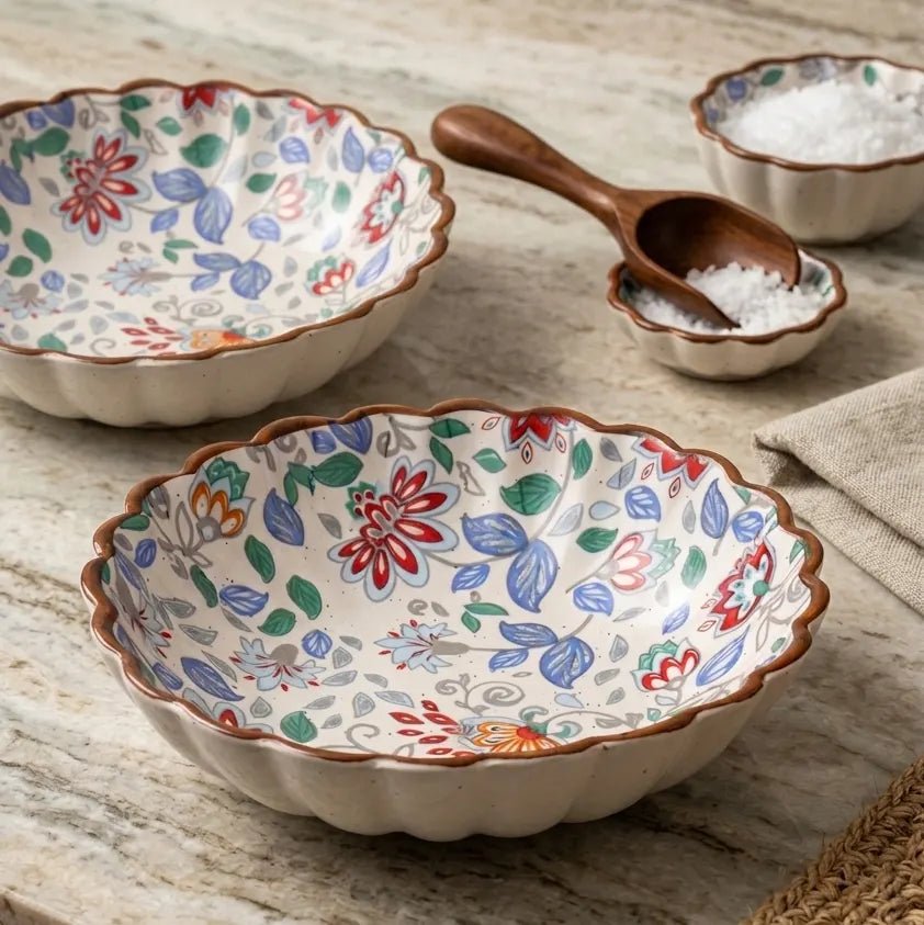 Eden Bloom Chaat Plate - 5.5 Inch