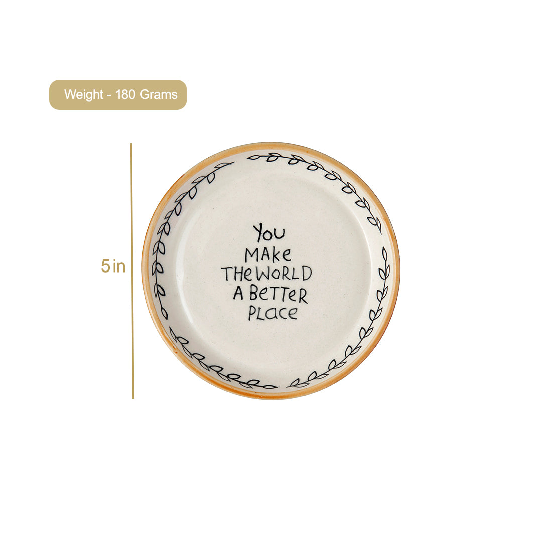 World a Better Place Plate - 5 Inch